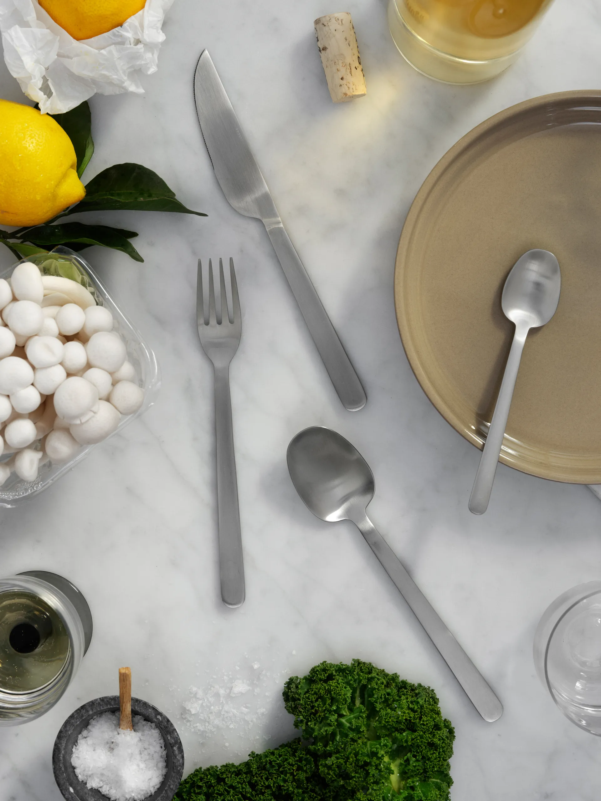 Set di posate Nordic Bistro, 16 pezzi, Satinate opache Broste Copenhagen