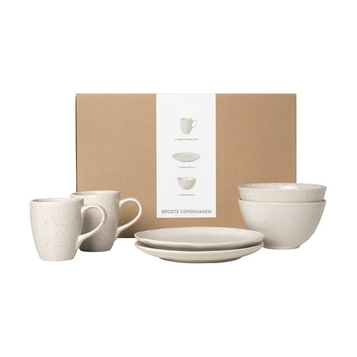 Set per la colazione per due Nordic Vanilla - 6 pezzi - Broste Copenhagen