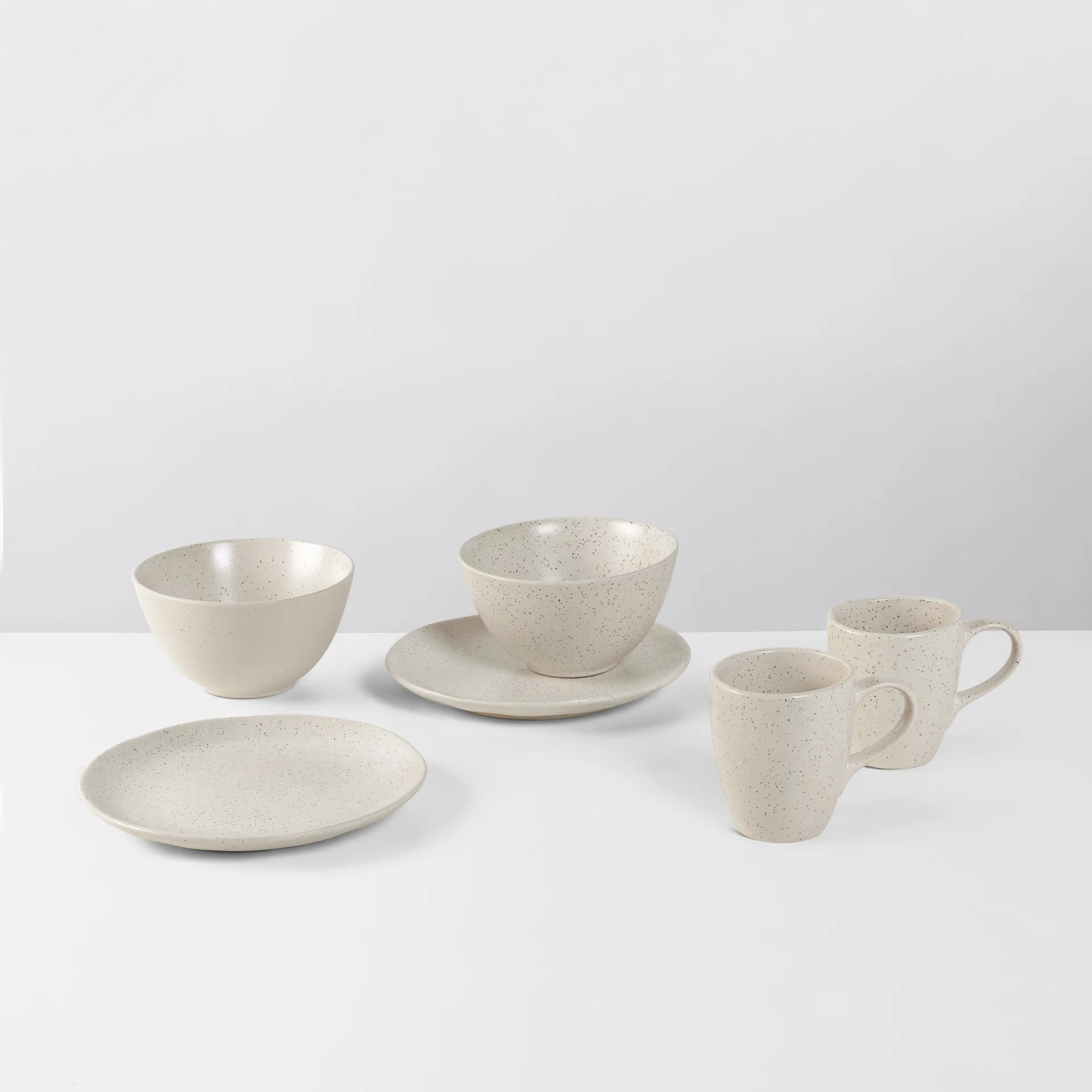 Set per la colazione per due Nordic Vanilla, 6 pezzi Broste Copenhagen