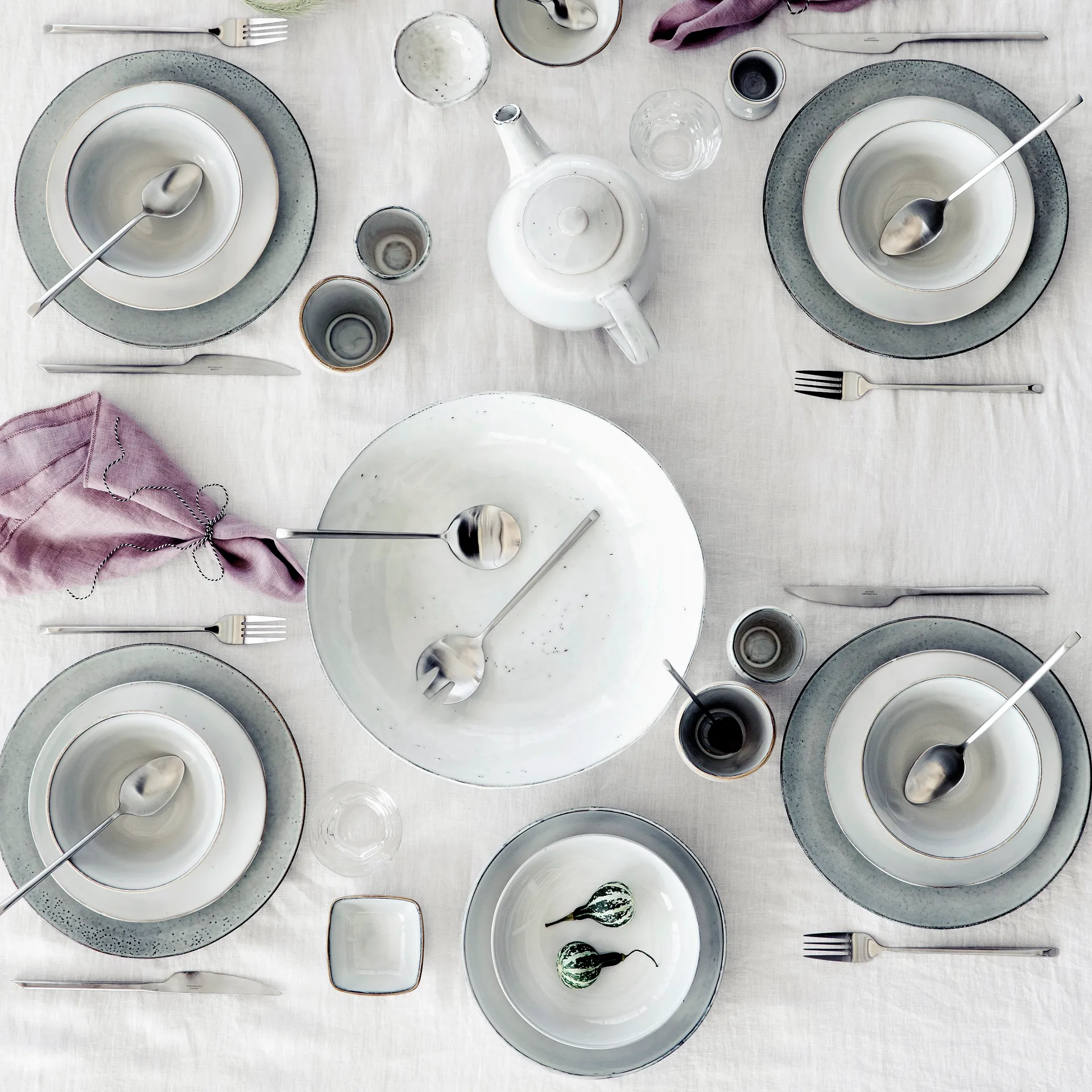 Set posate Sletten 16 pz, acciaio inossidabile opaco Broste Copenhagen