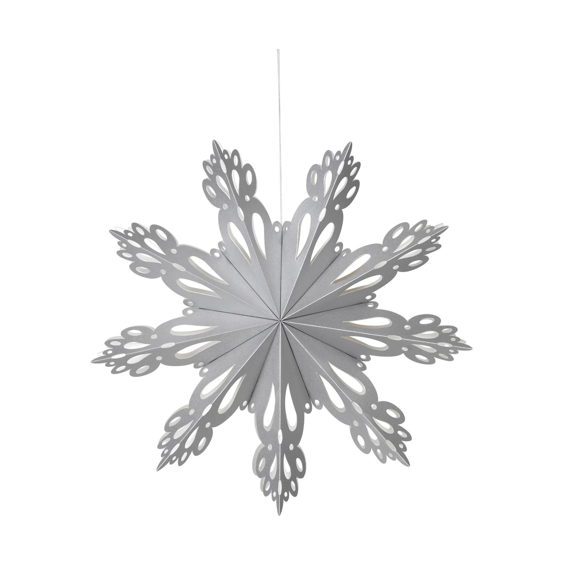 Snowflake stella dell’Avvento, Argento, M Broste Copenhagen