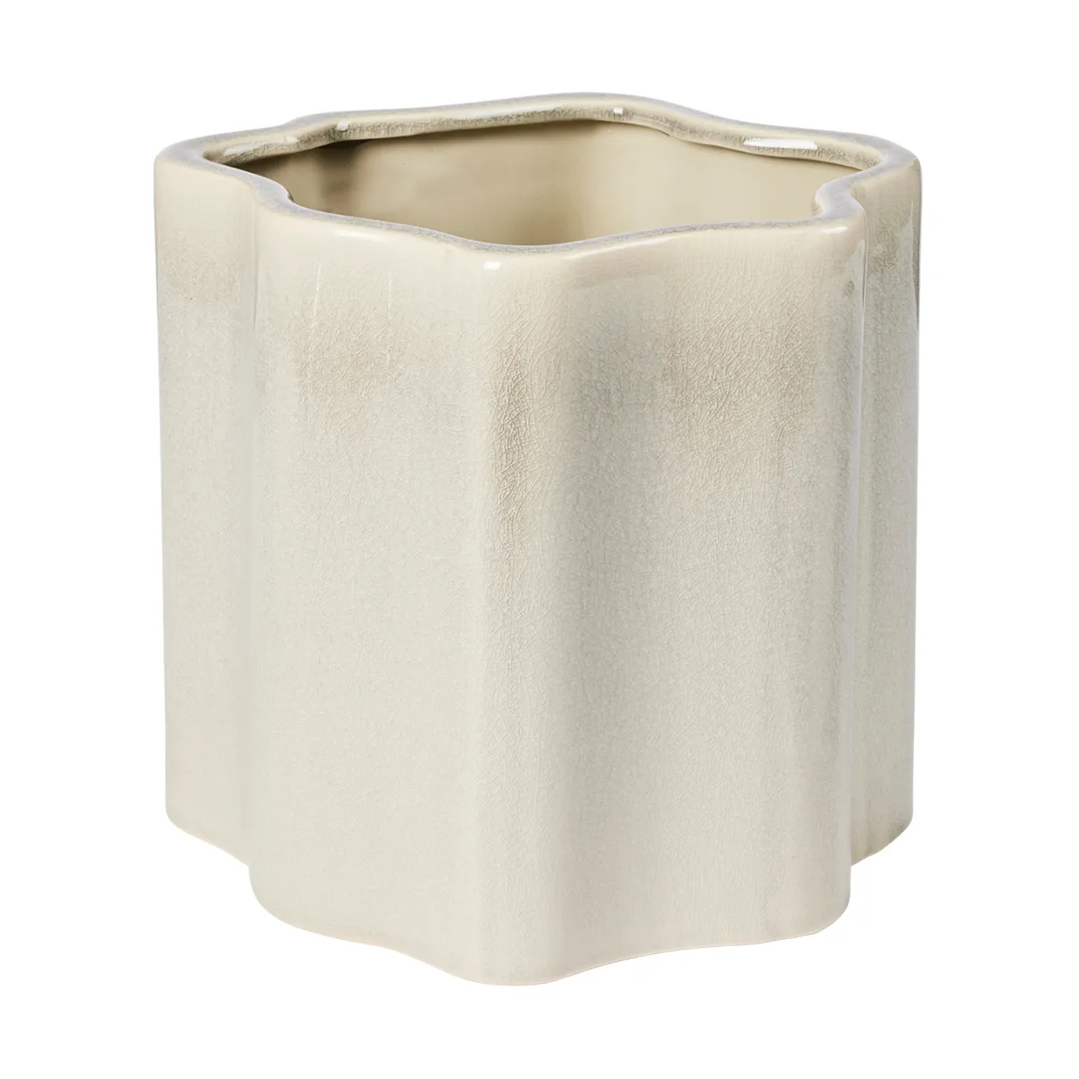 Sonja vaso per fiori H:20 cm, Rainy Day Grigio Broste Copenhagen