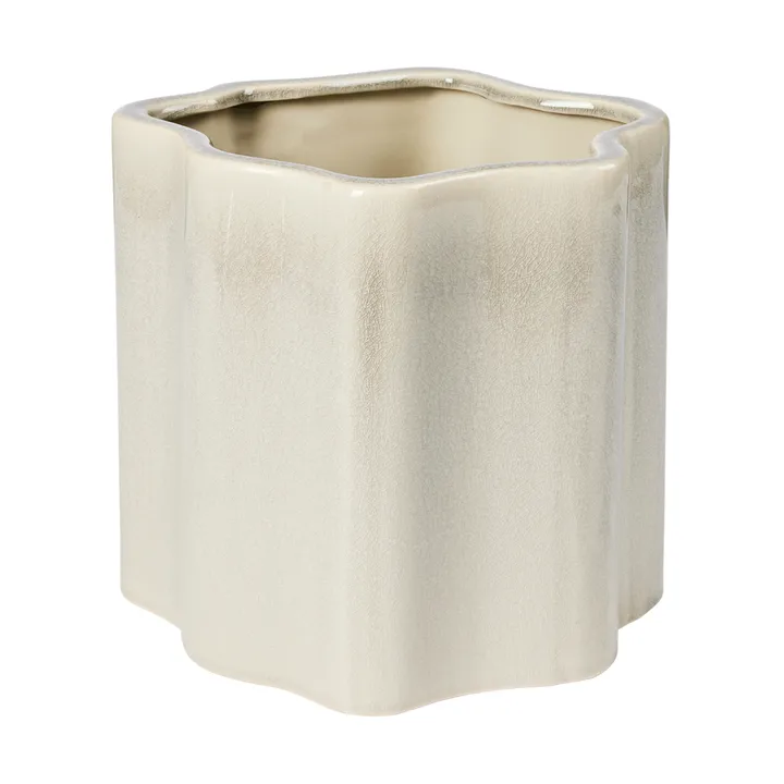 Sonja vaso per fiori H:20 cm - Rainy Day Grigio - Broste Copenhagen