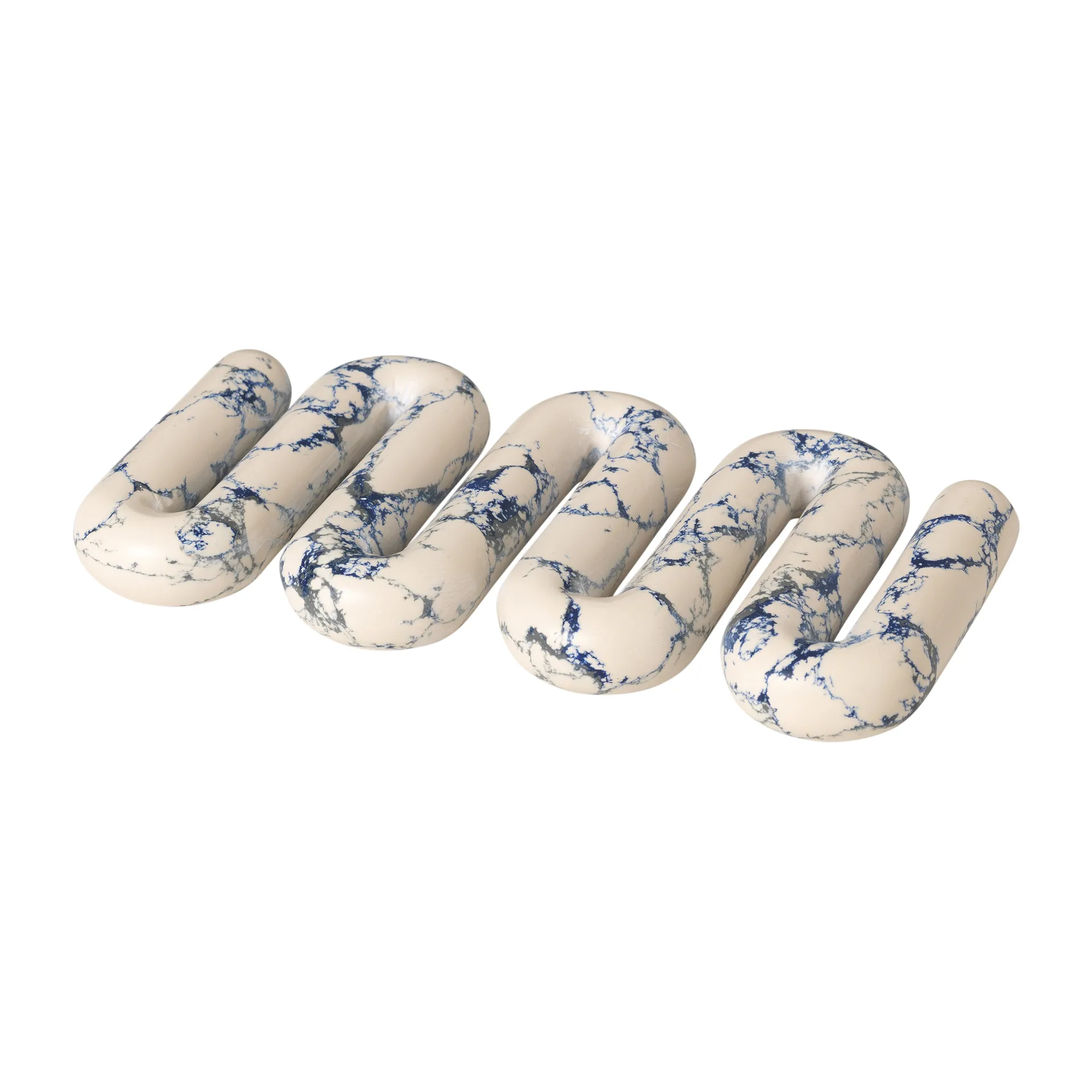 Sottopentola Orla 14x25 cm, bianco-spectrum blue Broste Copenhagen