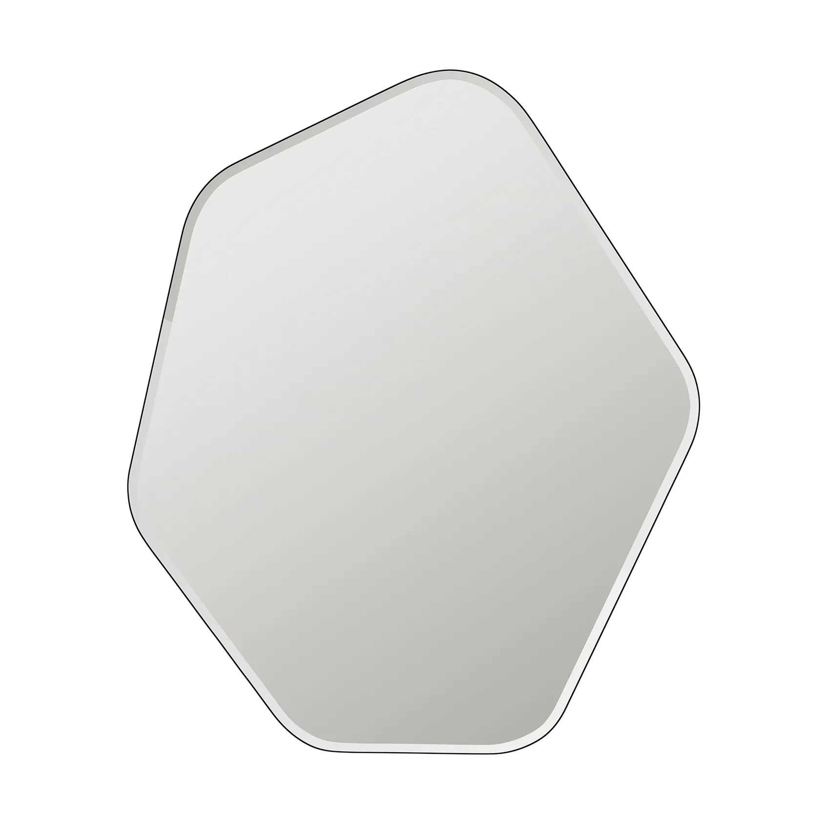 Specchio da parete Ruby 60x50 cm, Clear-black Broste Copenhagen