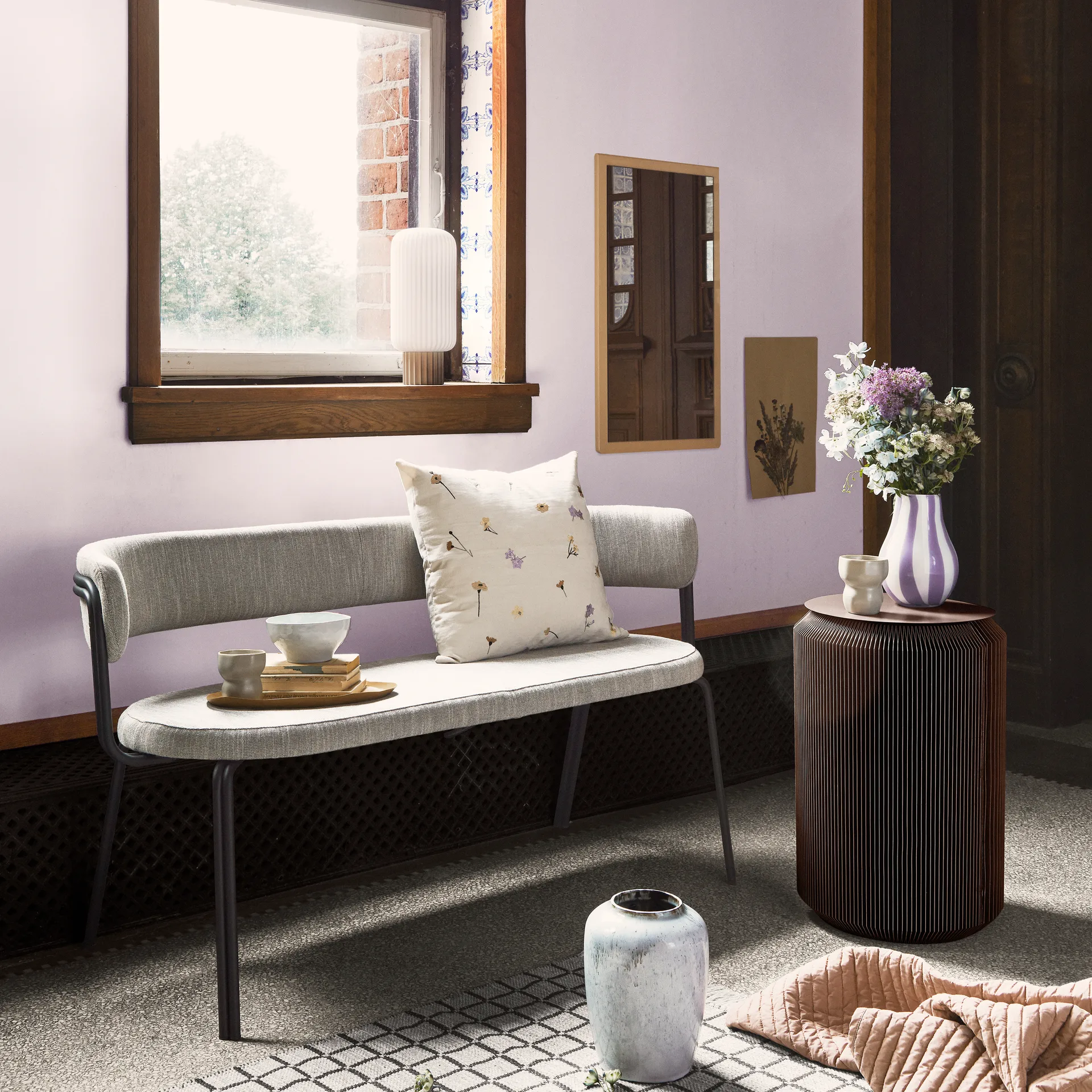 Specchio Tenna, 46x78 cm, Beige Broste Copenhagen