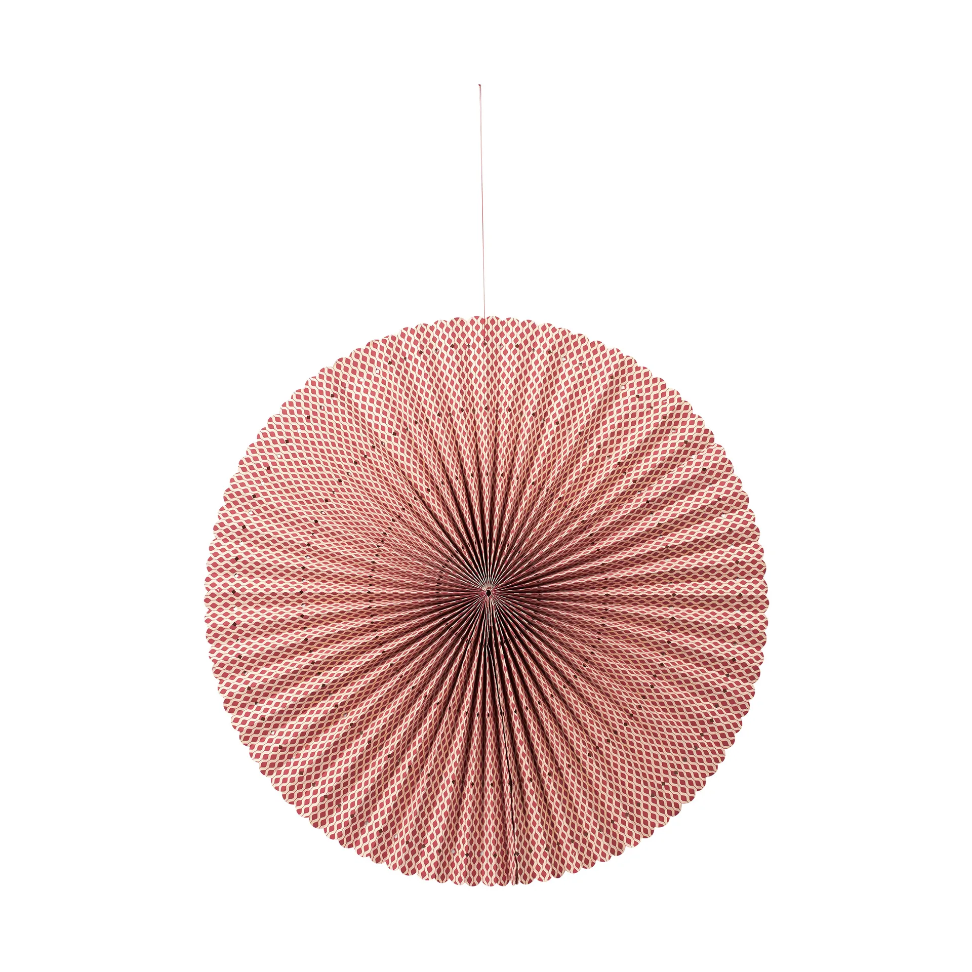 Stella dell'Avvento Rosette L Ø60 cm, Rosso pompeiano naturale Broste Copenhagen