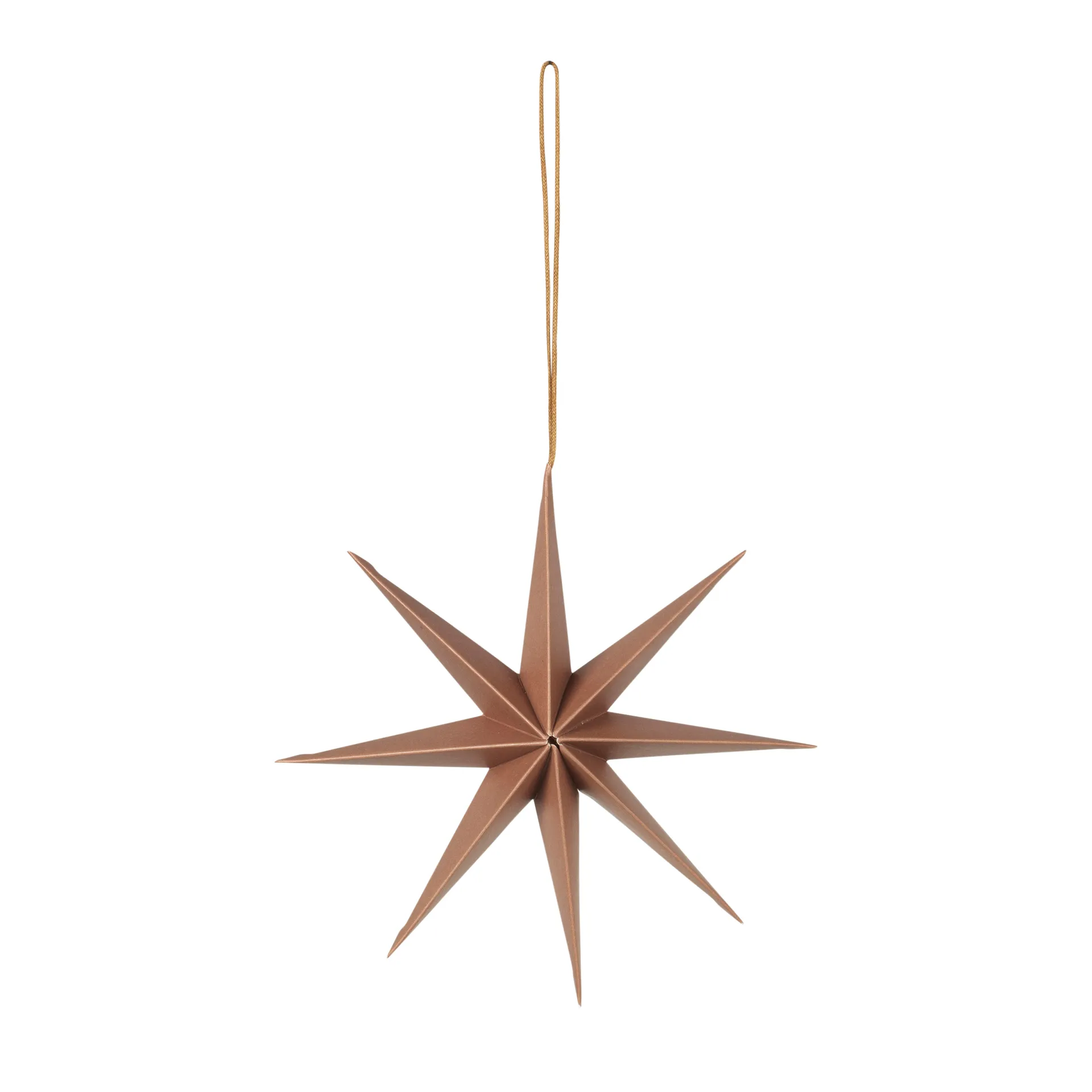 Stella di carta Pax Star Ø 15 cm, Arancione tanno Broste Copenhagen