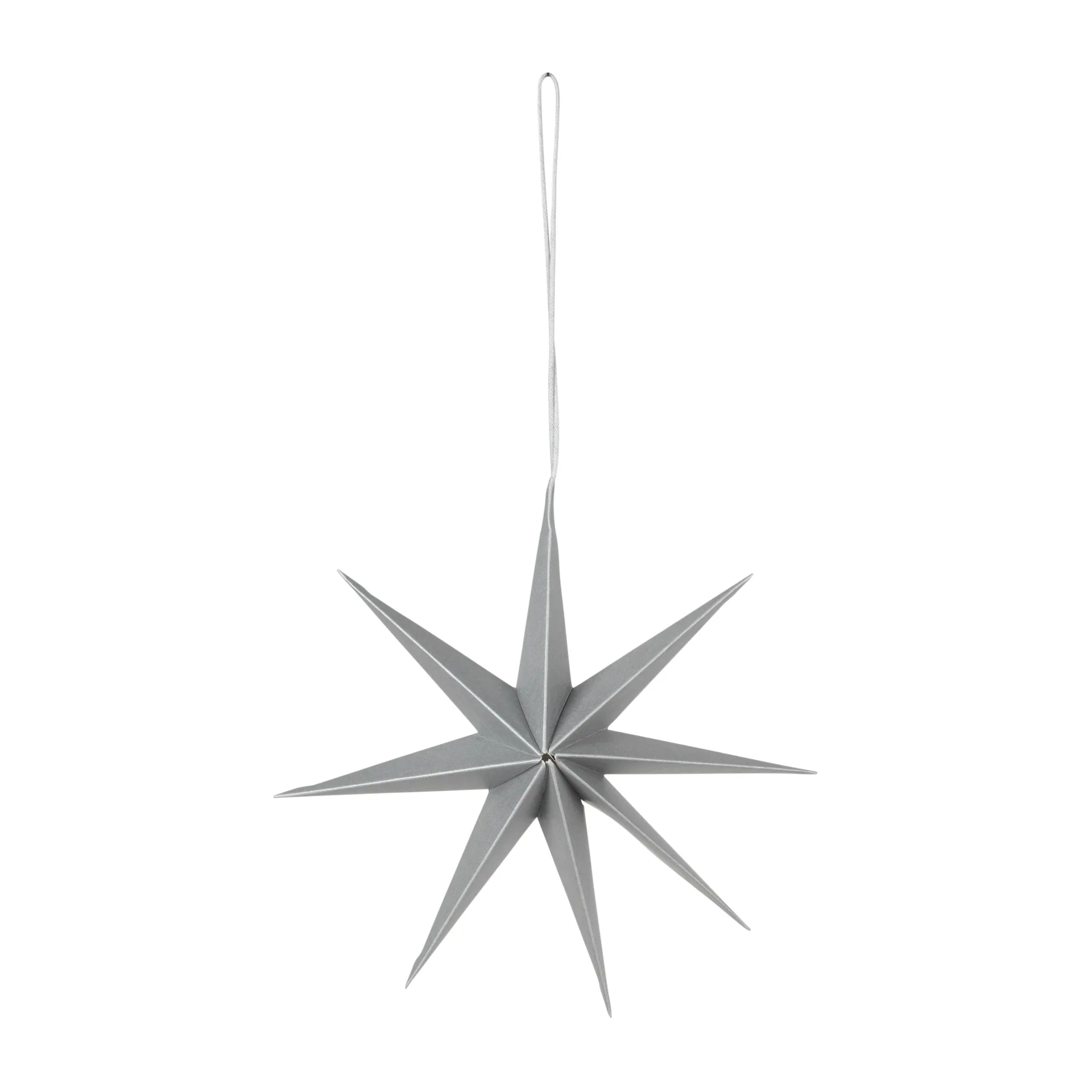 Stella di carta Pax Star Ø 15 cm, Argento Broste Copenhagen