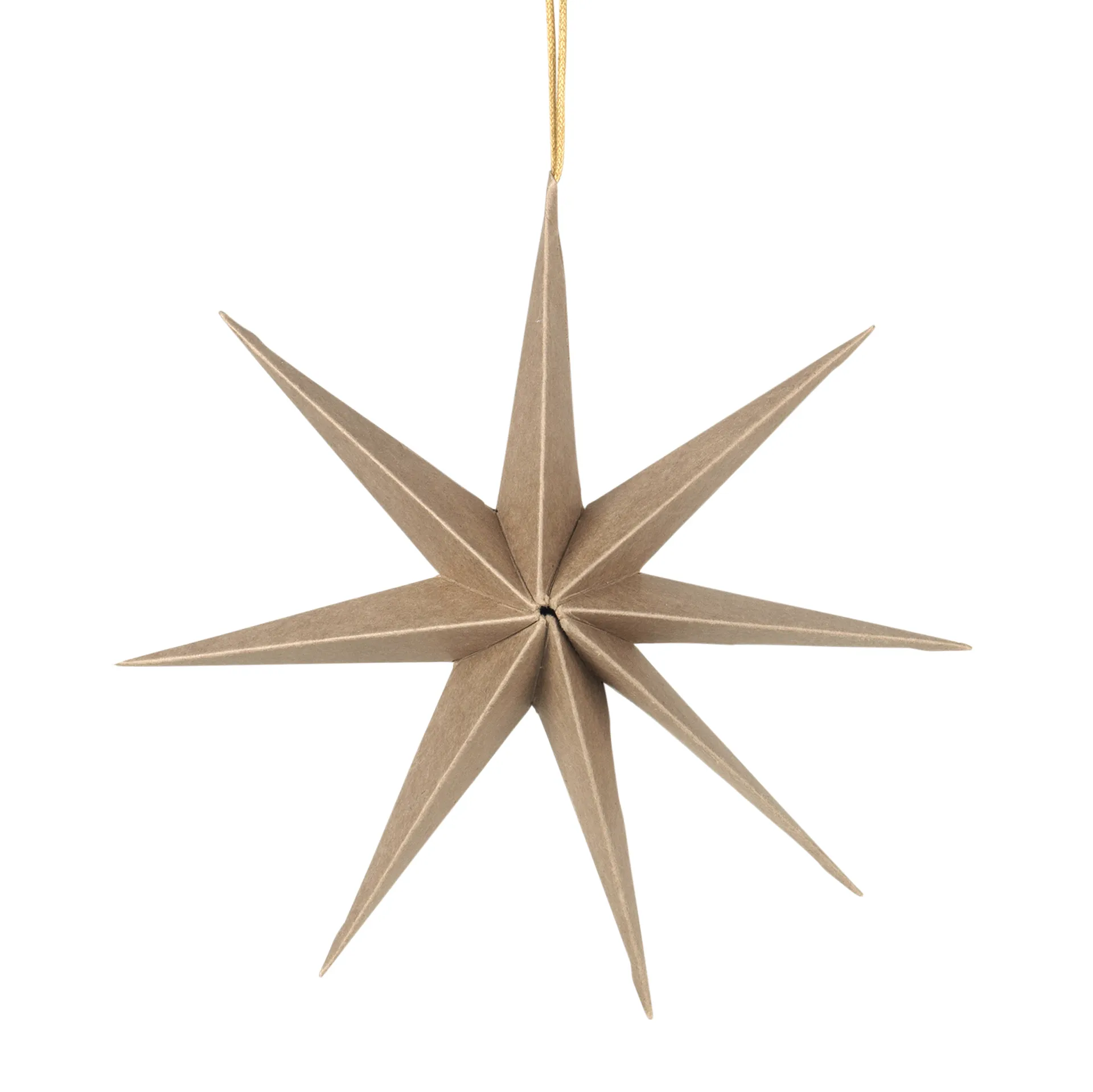 Stella di carta Star Ø 50 cm, Marrone naturale Broste Copenhagen