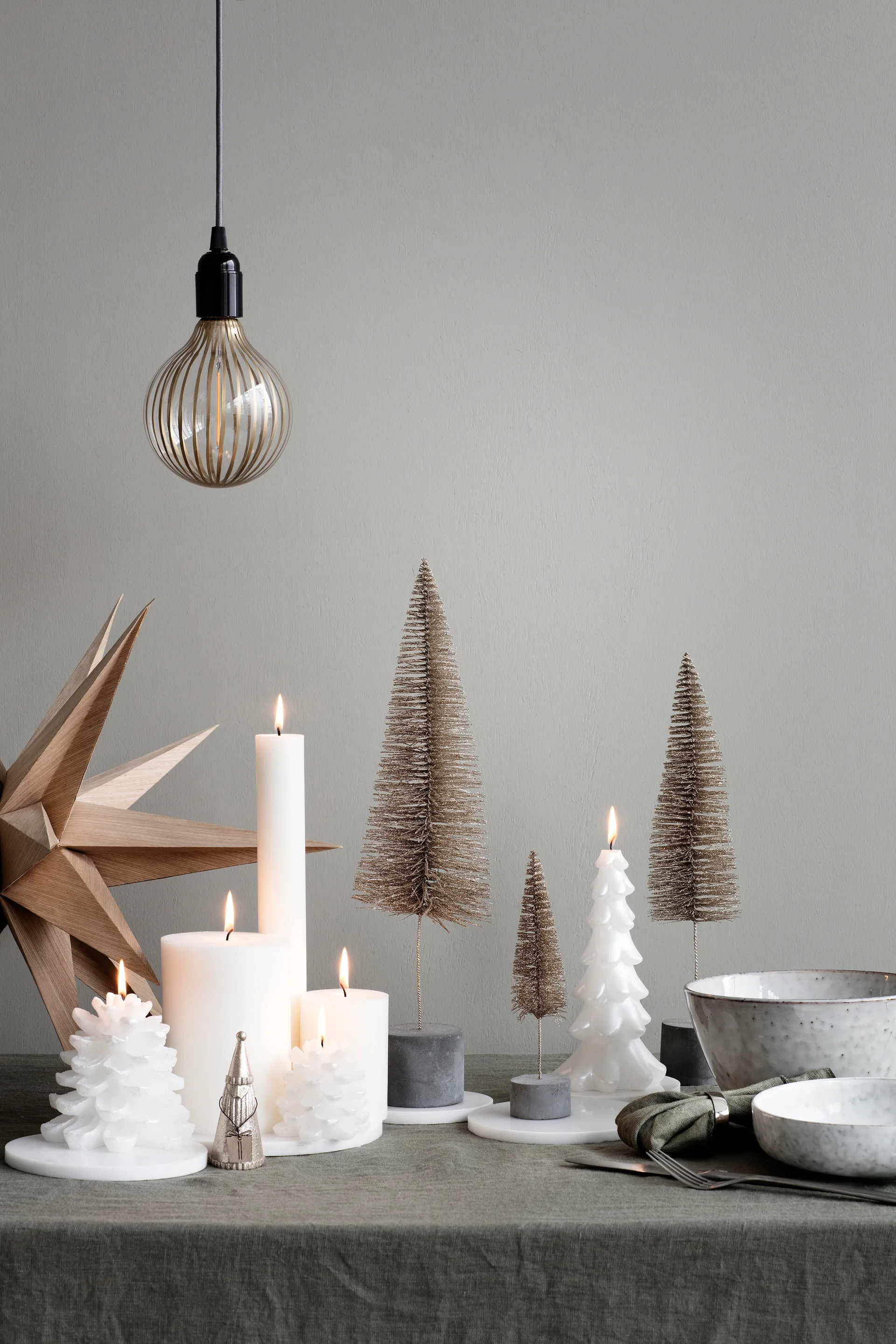 Stella di legno Venus Ø 55 cm, Colore naturale Broste Copenhagen