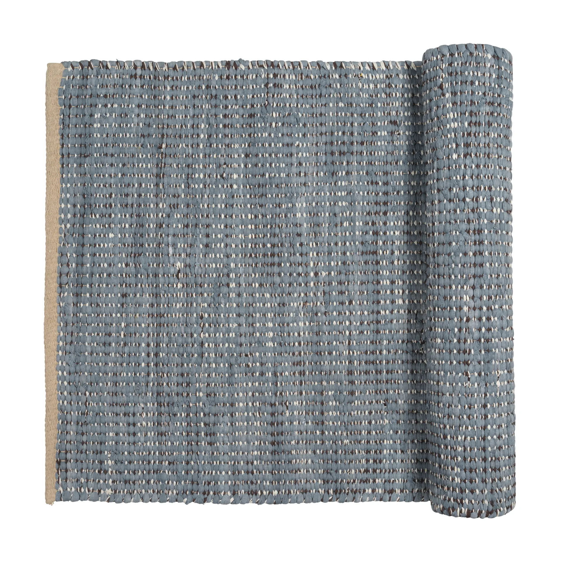 Tappeto in cotone Magda 70x140 cm, flint stone blue Broste Copenhagen