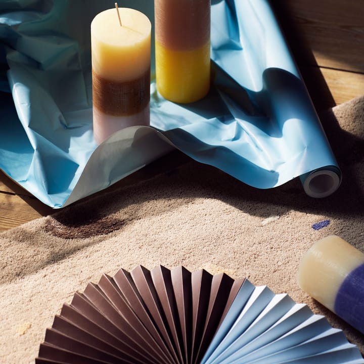 Tappeto in lana Terrazzo 140x200 cm, carafe brown-blue spot Broste Copenhagen