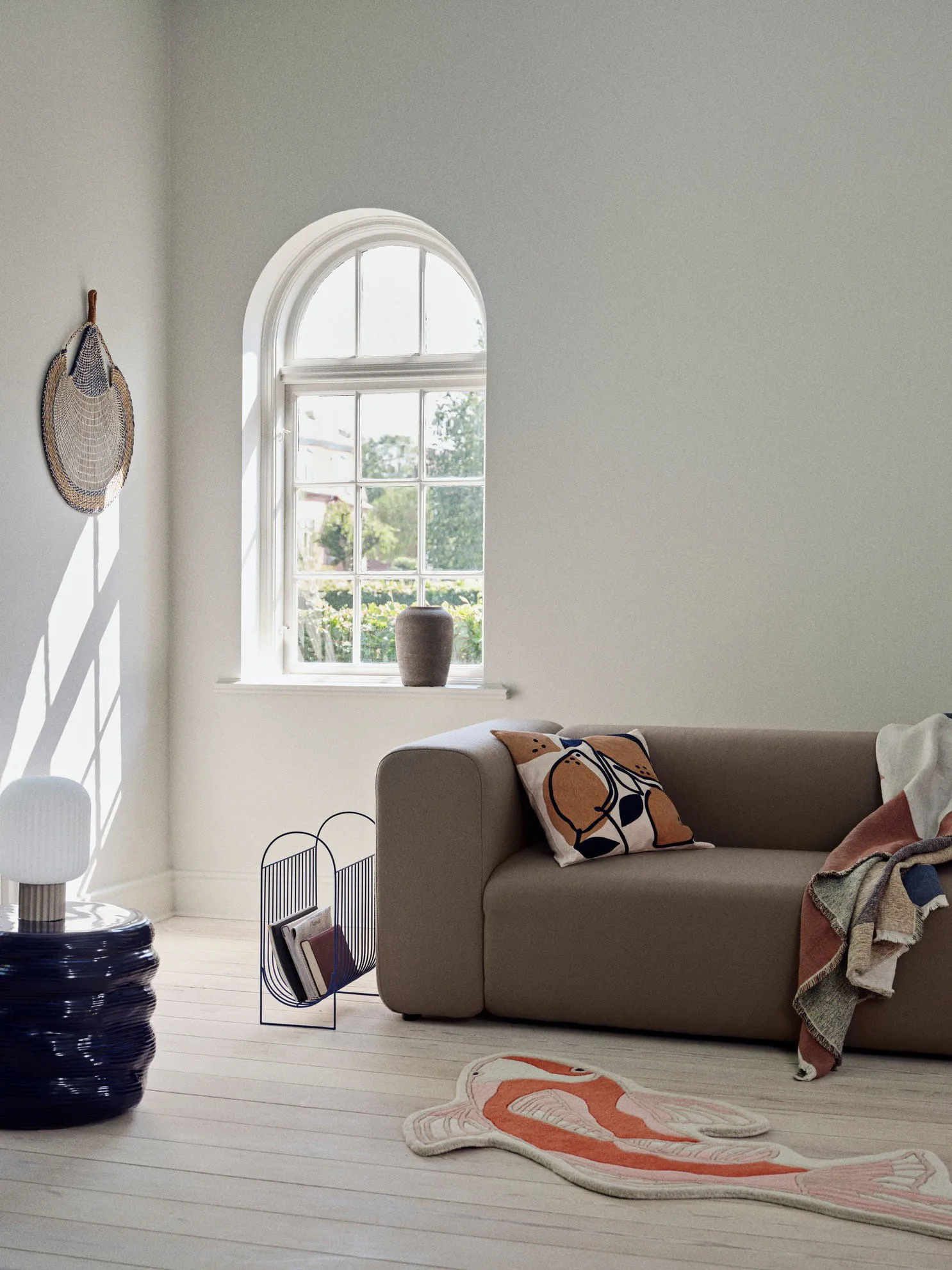 Tappeto Koi, 97x130 cm, Pumpkin orange Broste Copenhagen