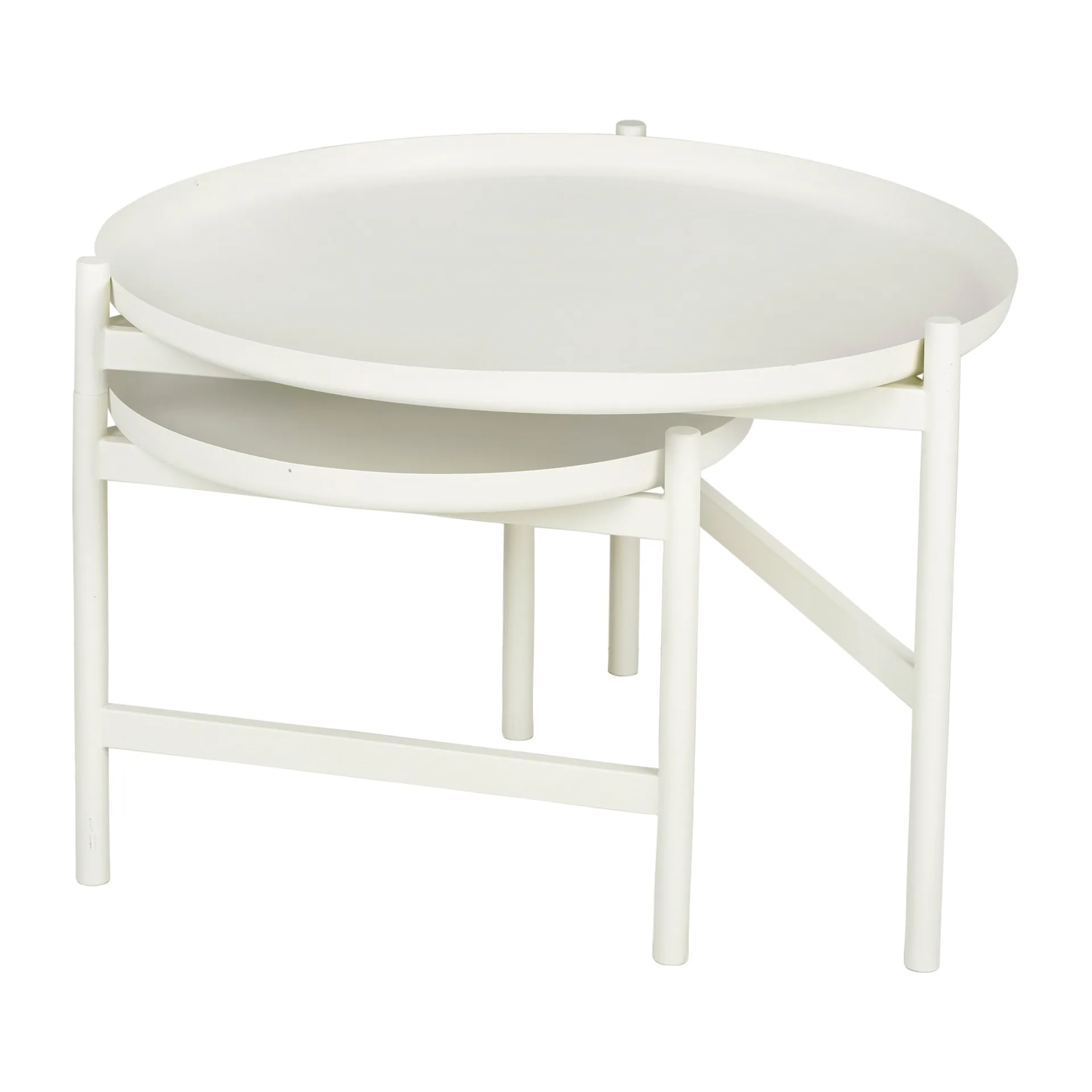 Tavolino Turner Ø 70 cm, Bianco Broste Copenhagen