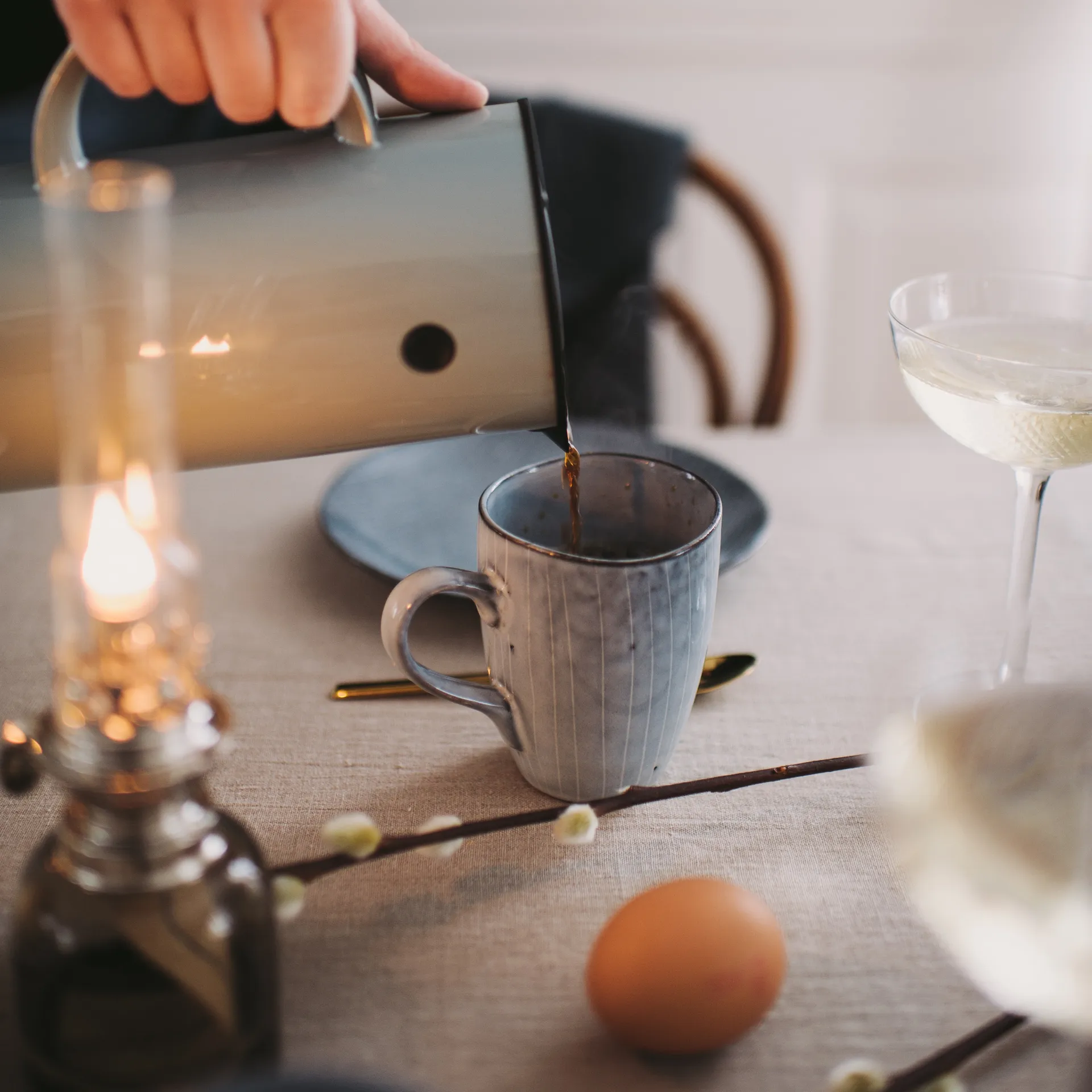 Tazza con manico Nordic Sea, 10 cm Broste Copenhagen