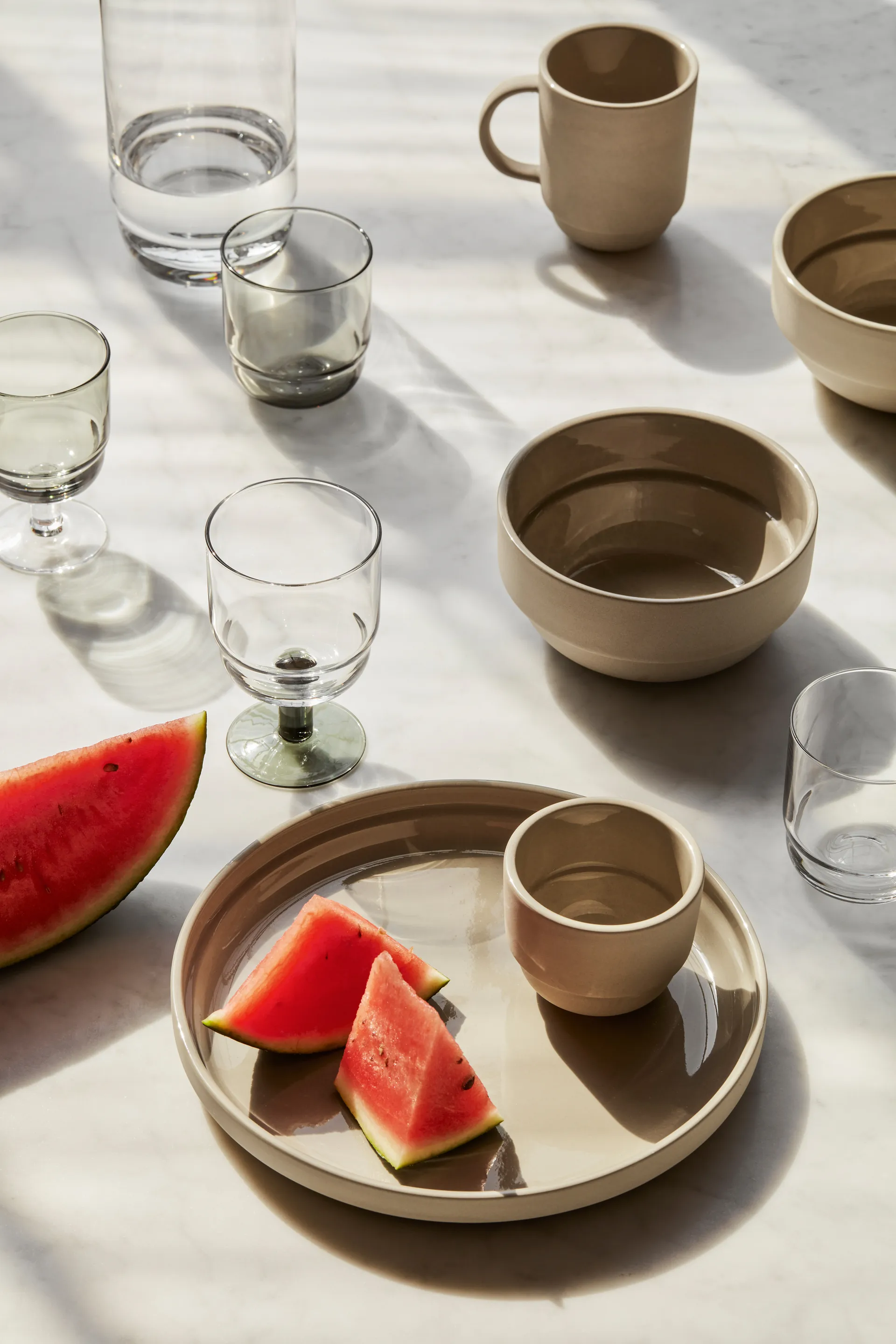 Tazza Nordic Bistro 30 cl, Raw beige Broste Copenhagen