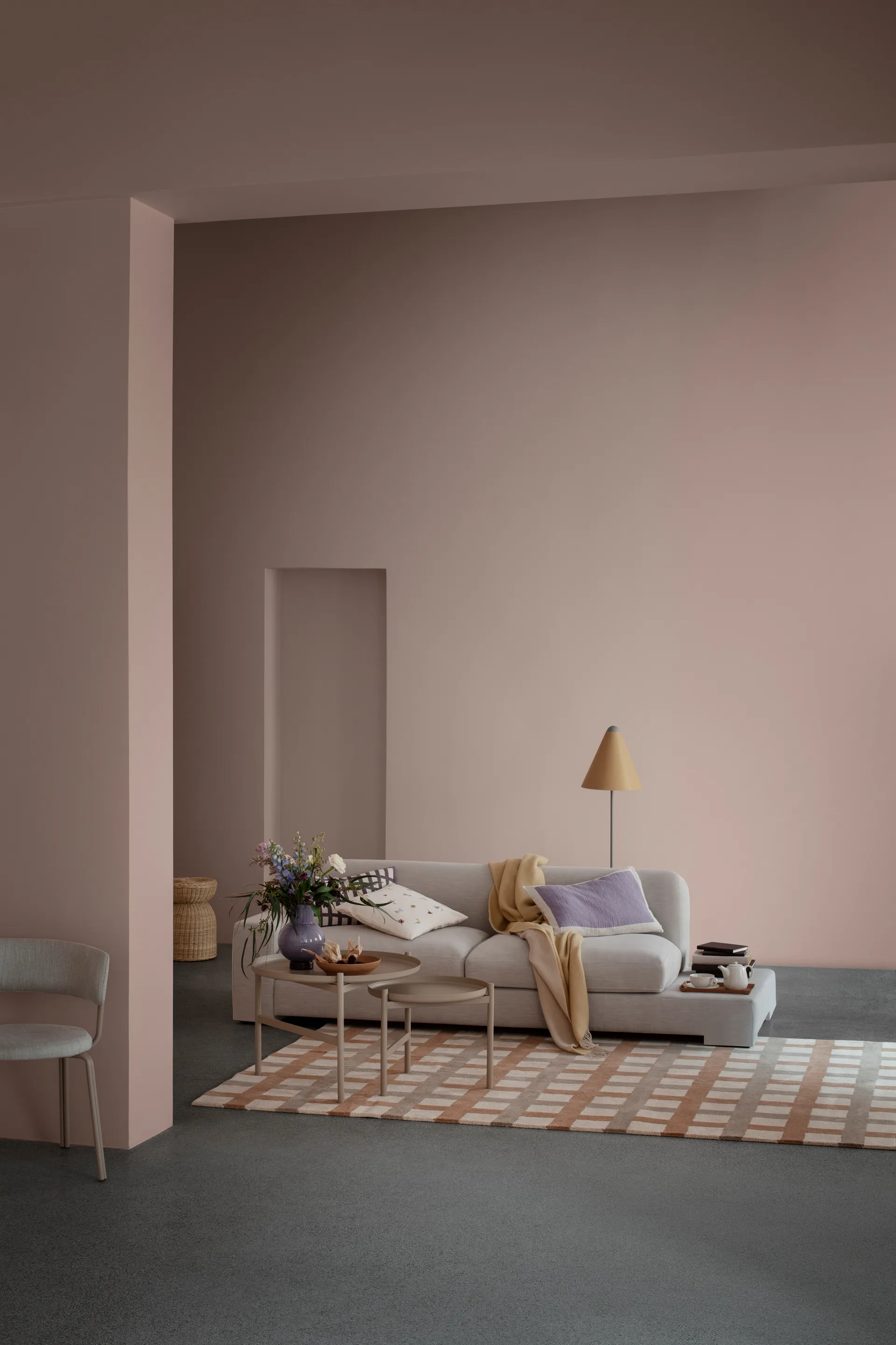 Tazzina con piattino Nordic Vanilla 25 cl, Cream with grains Broste Copenhagen