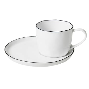 Tazzina e piattino Salt - grande, 6.5 cm - Broste Copenhagen
