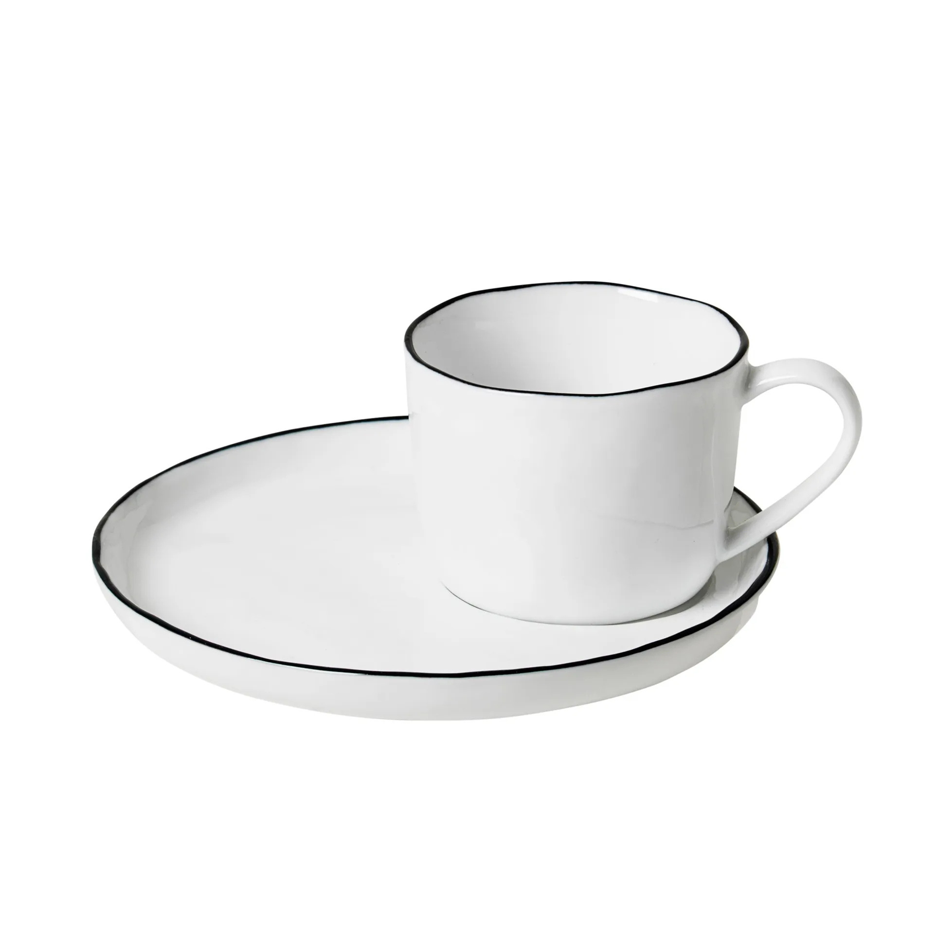 Tazzina e piattino Salt, piccolo, 5 cm Broste Copenhagen