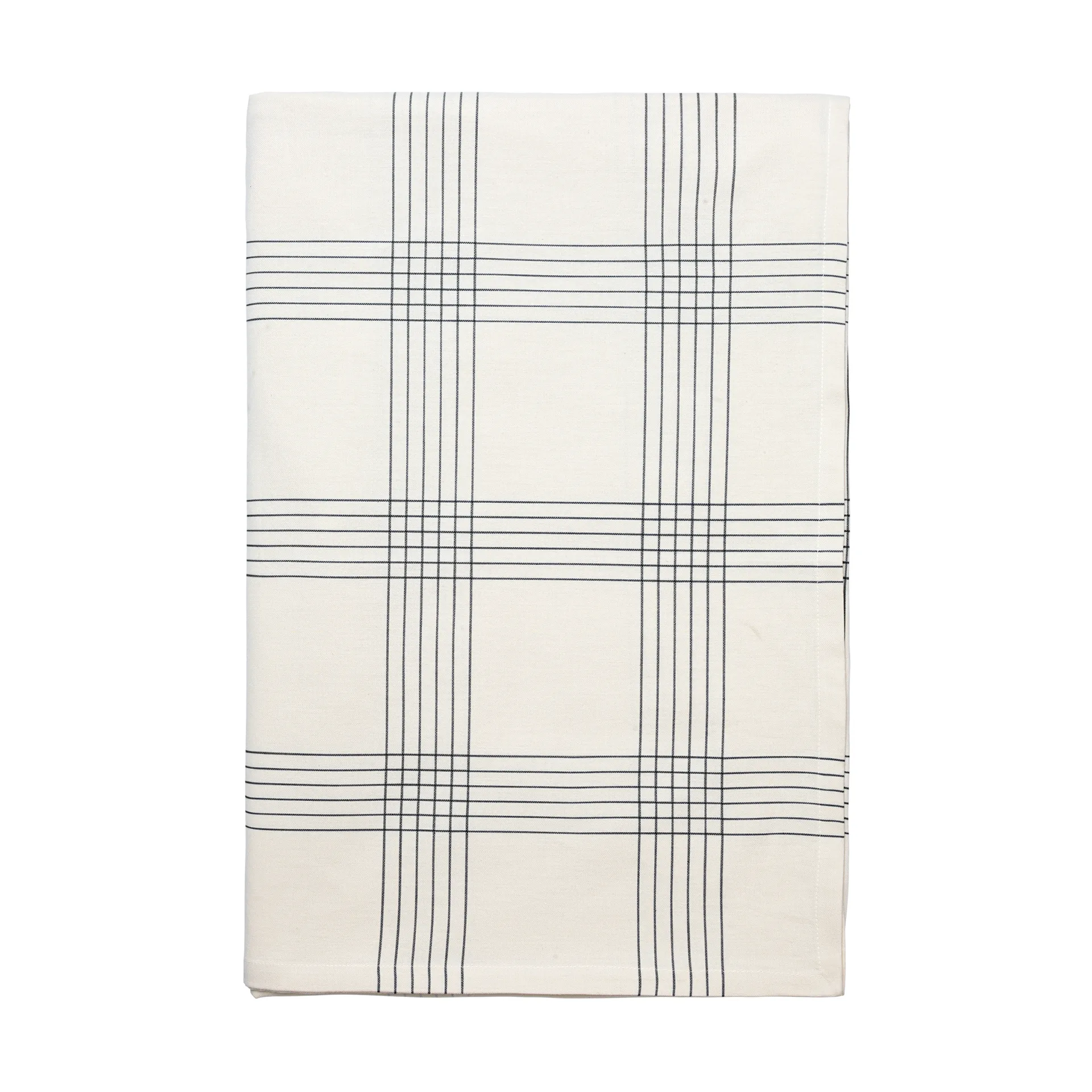 Tovaglia Alice , 160x200 cm, Black-Natural Broste Copenhagen