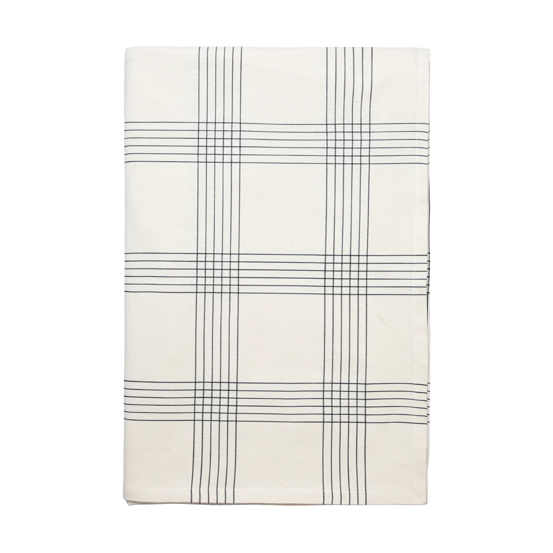 Tovaglia Alice , 160x300 cm, Black-Natural Broste Copenhagen