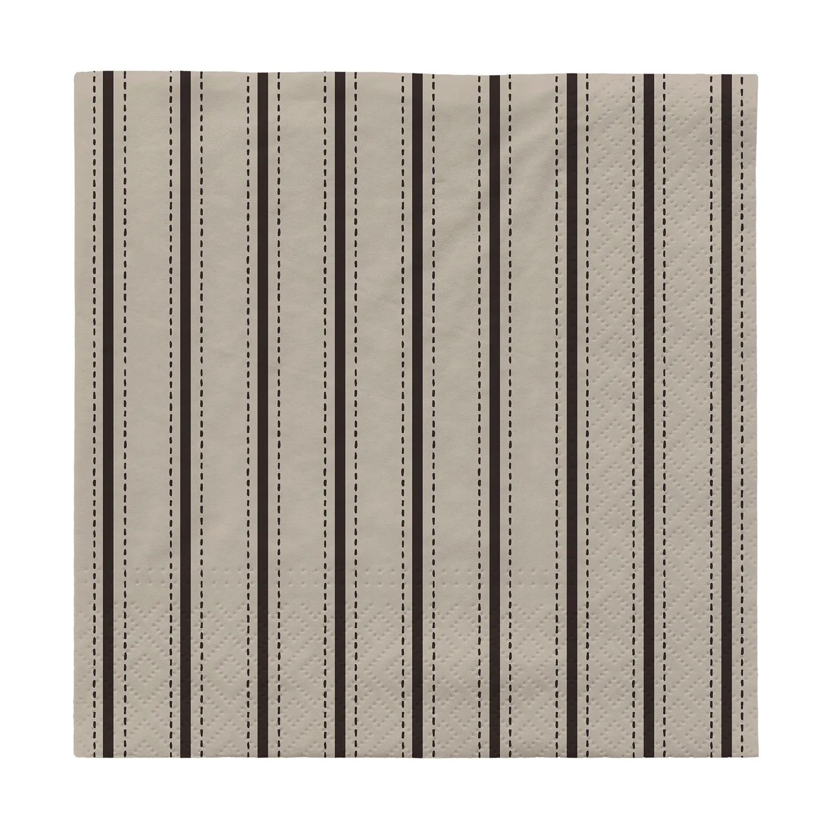 Tovaglioli di carta Dolly 33x33 cm confezione da 20, Black-off white Broste Copenhagen