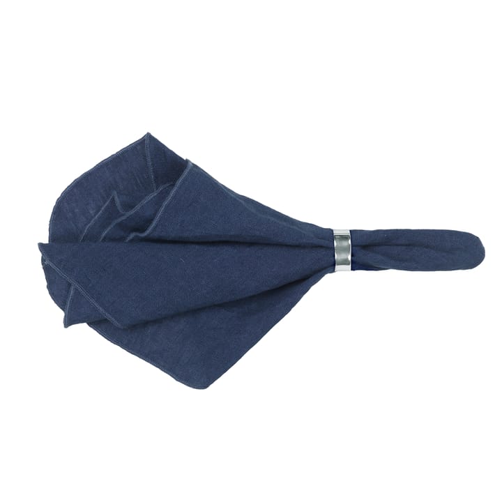 Tovaglioli in lino Gracie - dark blue (blu insignia) - Broste Copenhagen