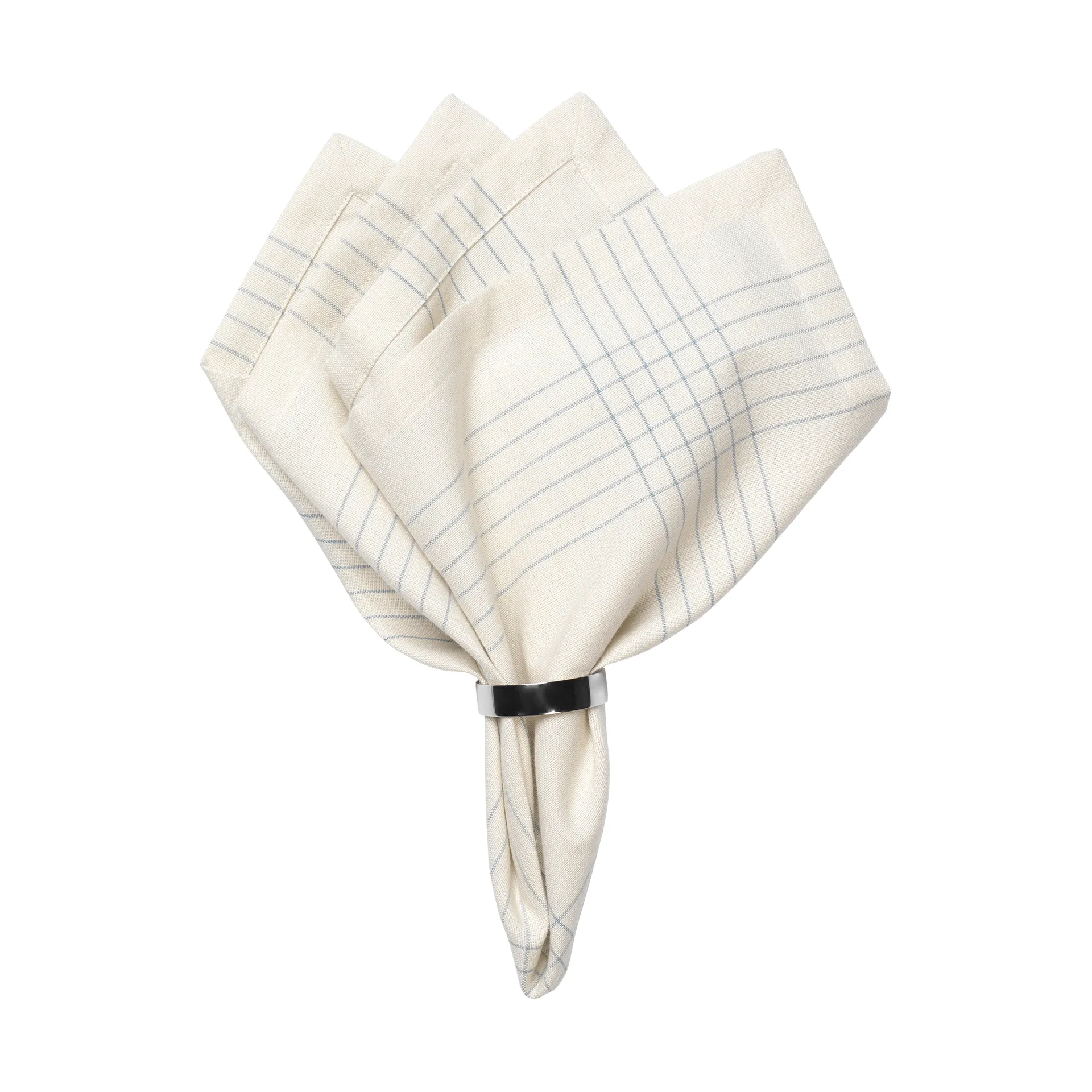 Tovagliolo di stoffa Alice 45x45 cm, Dusty blue-natural Broste Copenhagen