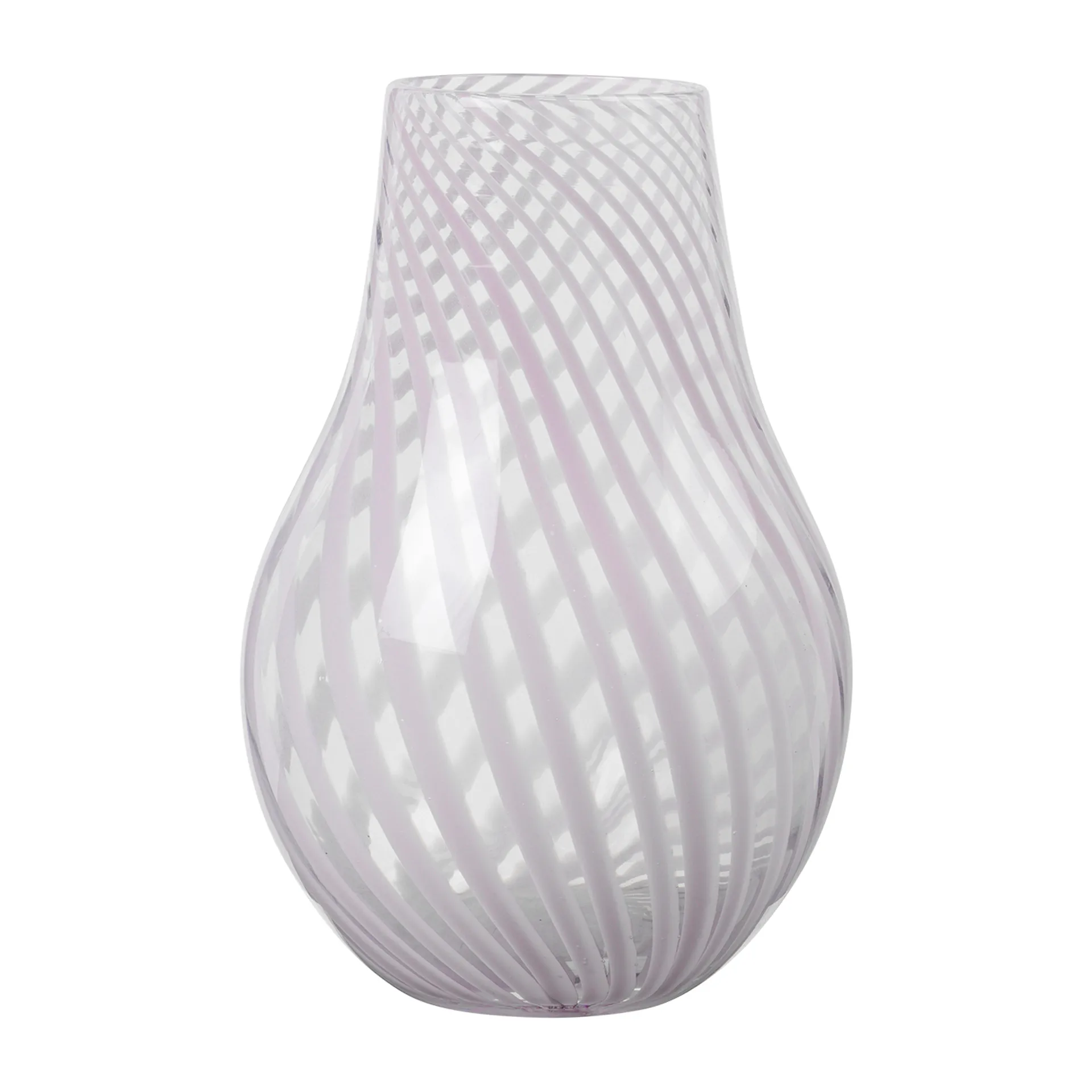 Vaso Ada Stripe, 22,5 cm, Lavender grey Broste Copenhagen