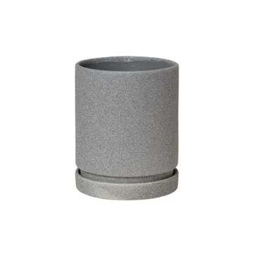 Vaso da fiori con sottovaso Polaris Ø 14 cm - tradewinds blue - Broste Copenhagen
