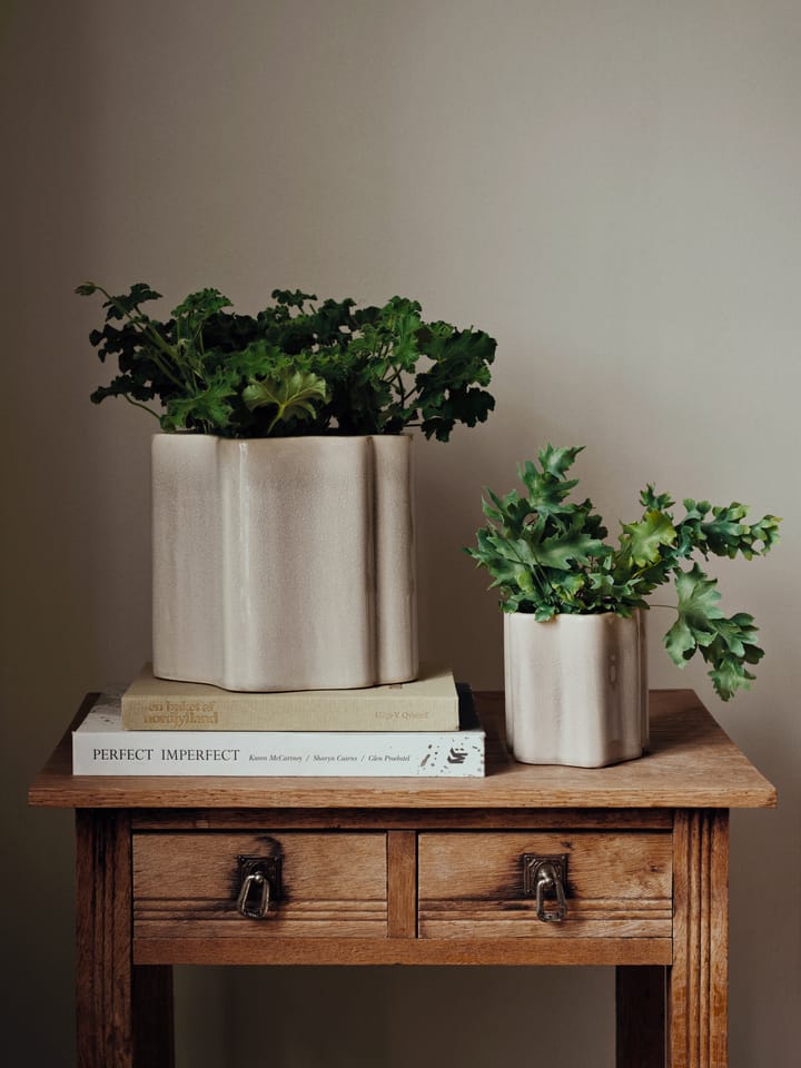 Vaso da fiori Sonja H:12 cm, Rainy Day Grey Broste Copenhagen