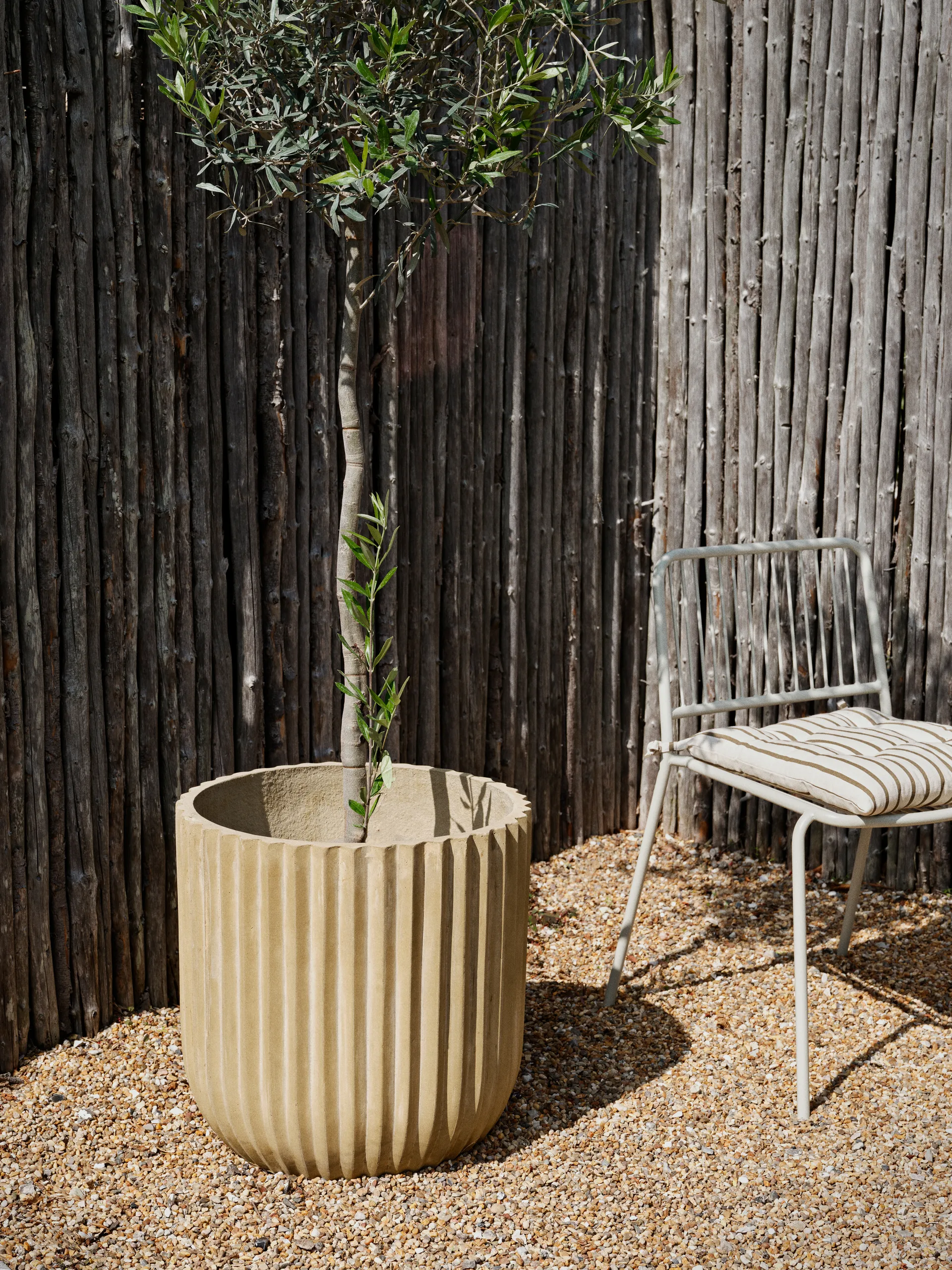 Vaso Fiber Ø 50 cm, Antique beige Broste Copenhagen