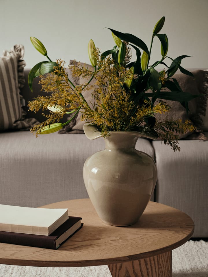 Vaso Florentina M 32 cm, Beige Broste Copenhagen