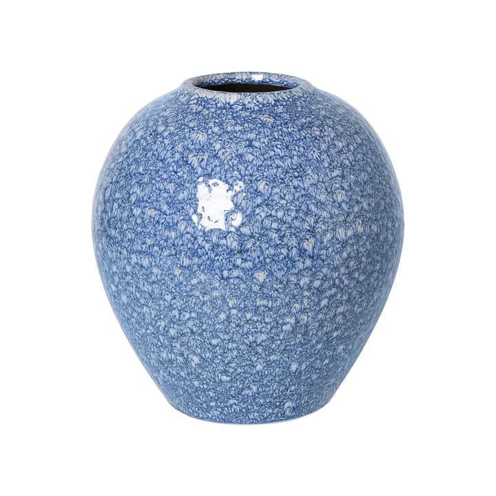 Vaso in ceramica Ingrid 25,5 cm - insignia blue-white - Broste Copenhagen