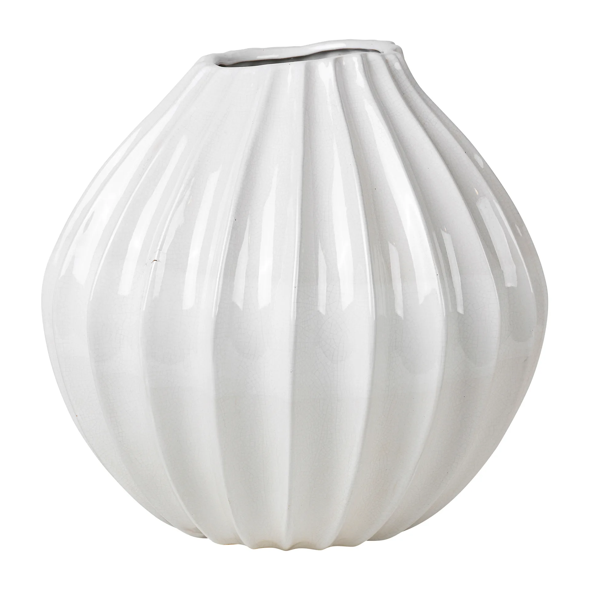 Vaso ivory Wide, 40 cm Broste Copenhagen