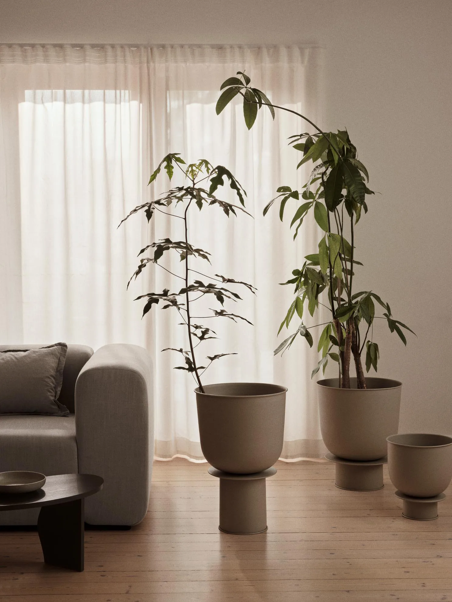 Vaso Juno Beige, Ø30 Broste Copenhagen