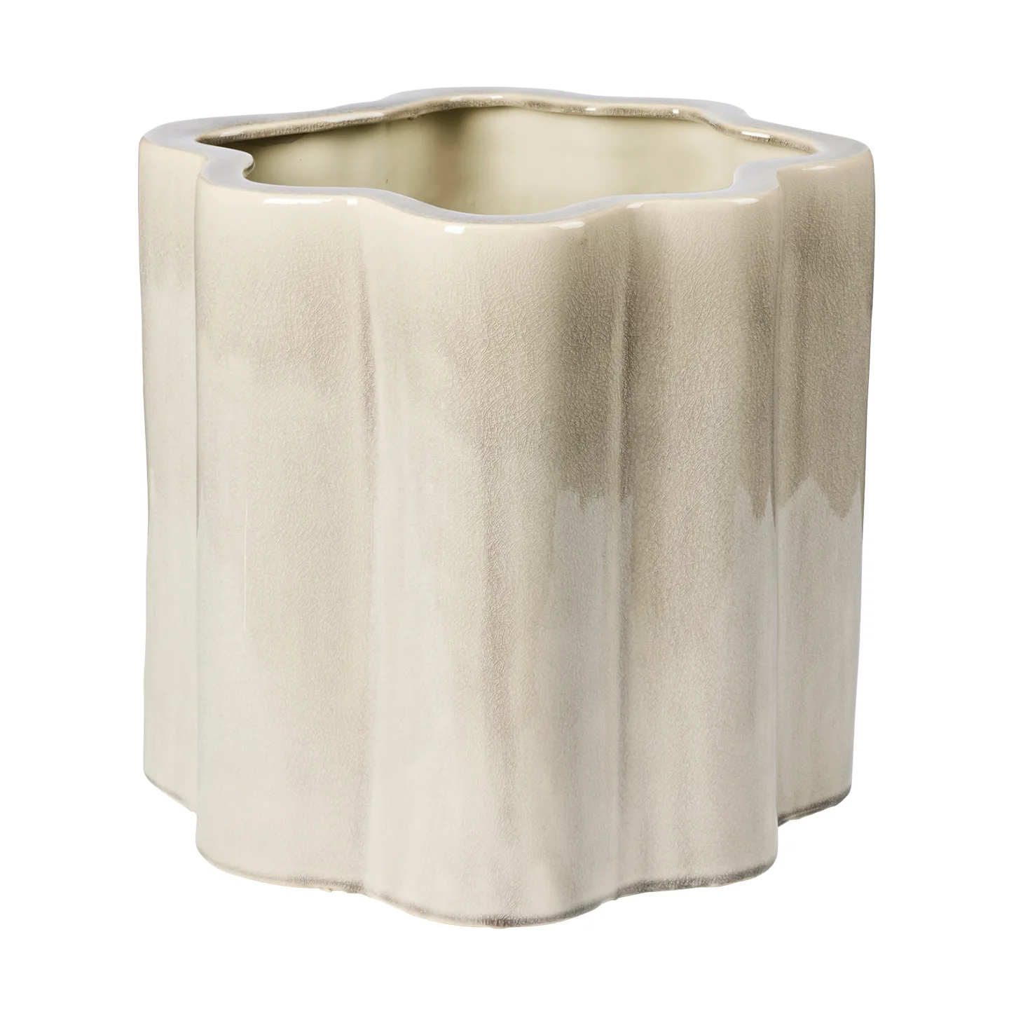 Vaso per fiori Sonja H:36 cm, Rainy Day Grey Broste Copenhagen