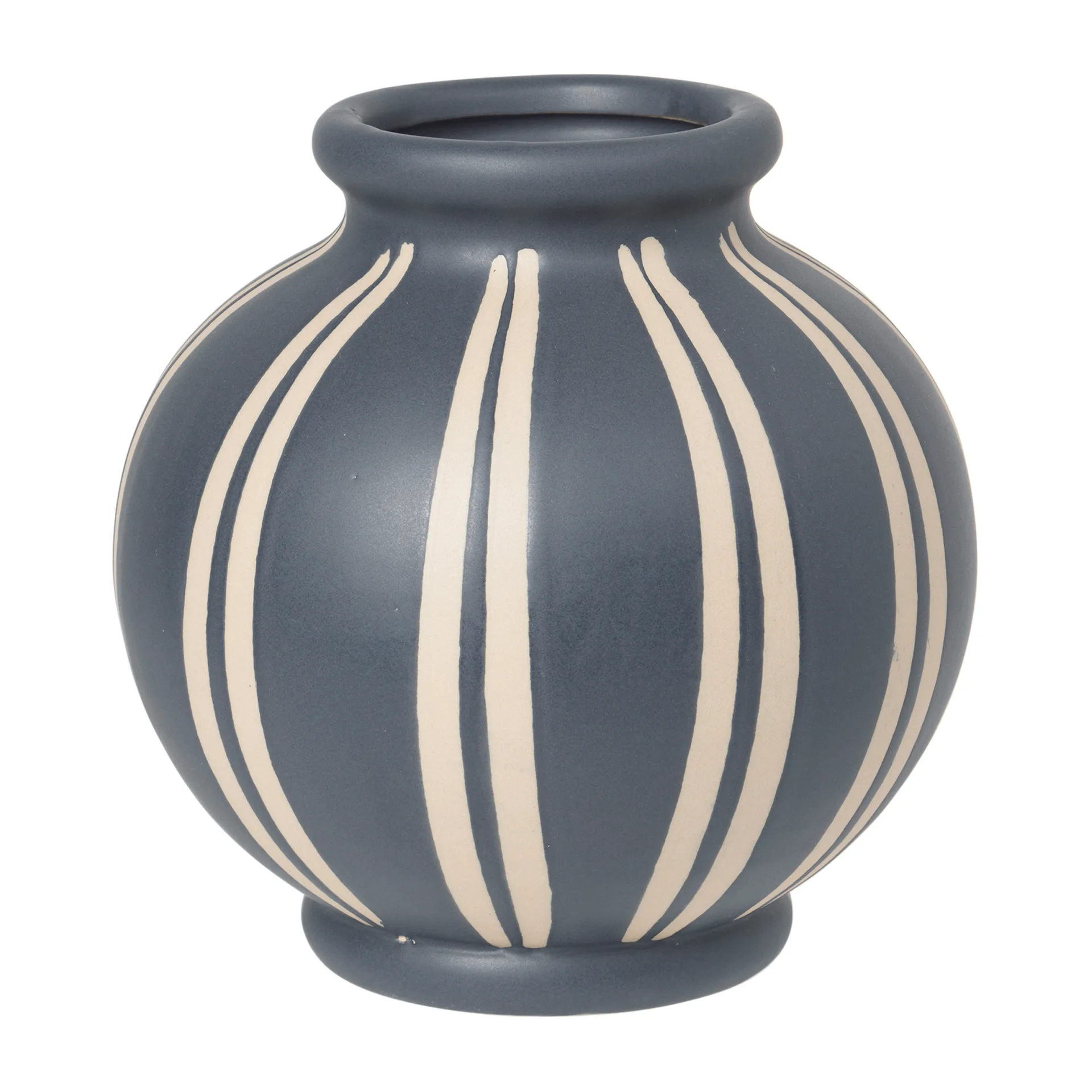 Vaso Wilma 17,8 cm, Blue-rainy day Broste Copenhagen