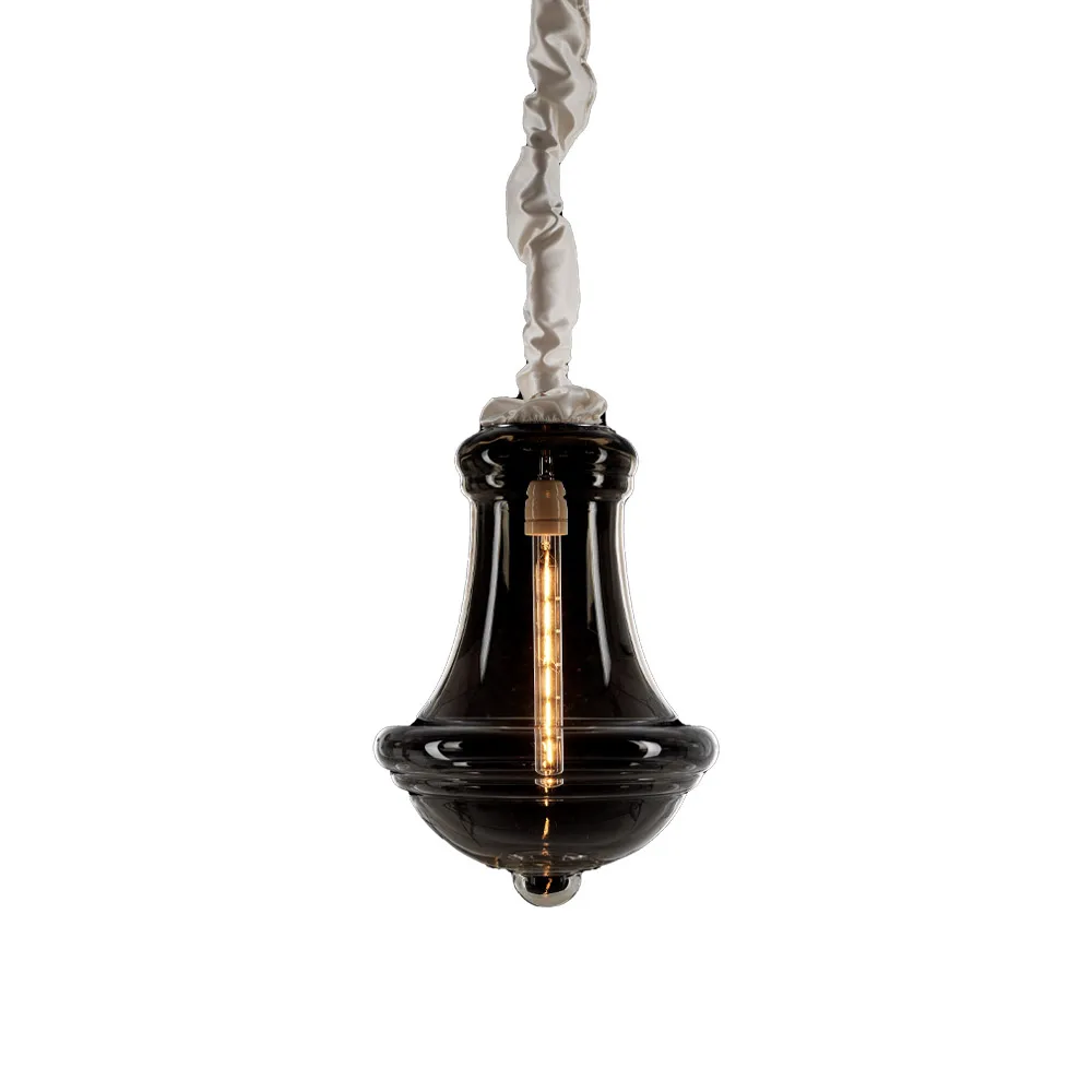Lampadario Valborg, turchese, LED Bsweden