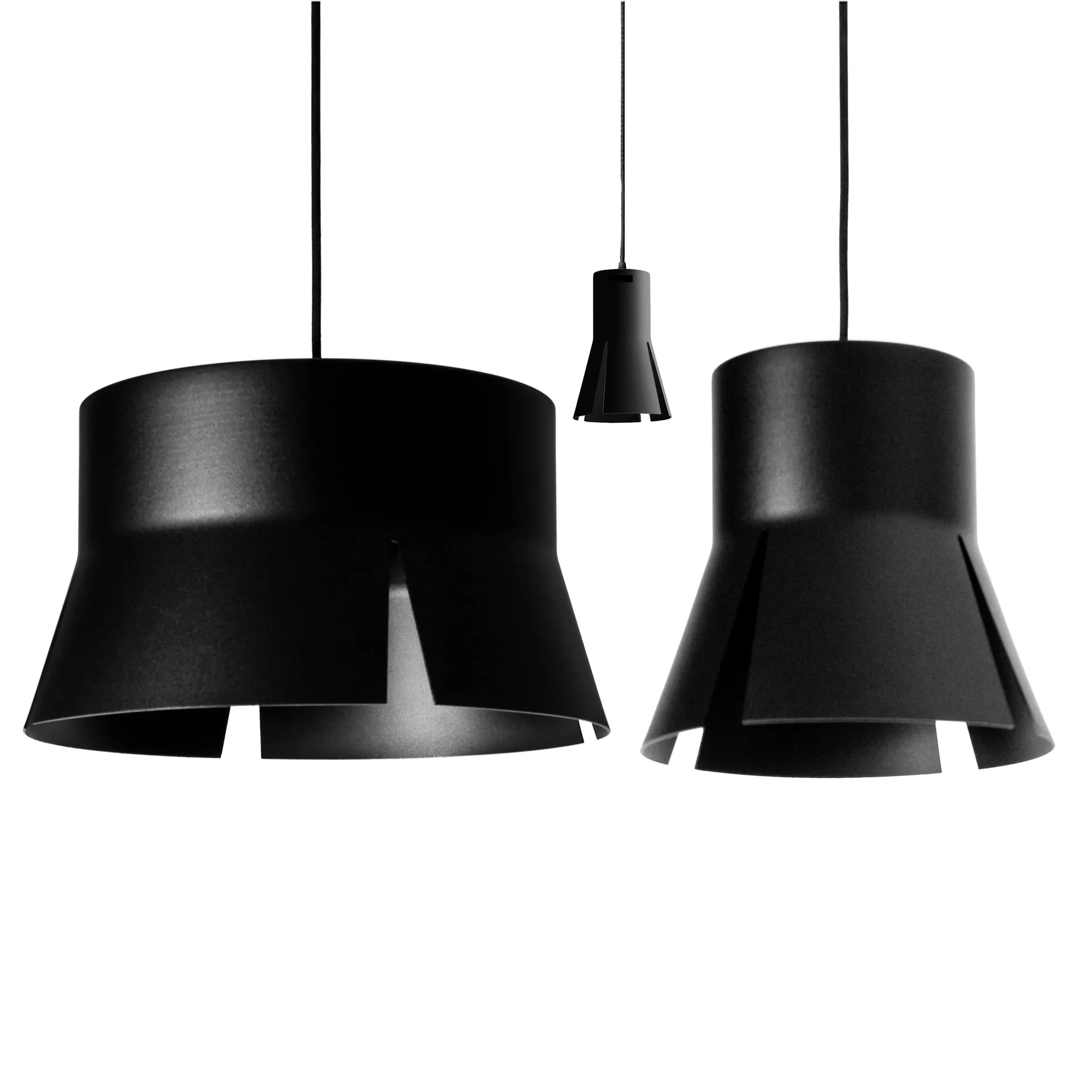 Pendente nero Split, piccolo Bsweden