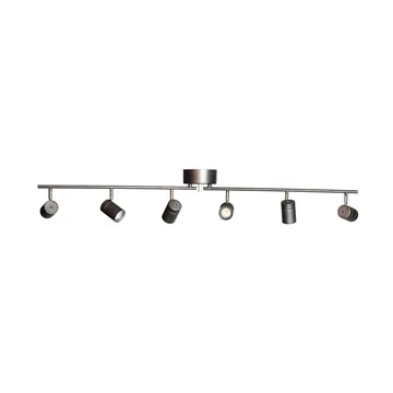 Correct 6 faretti da soffitto 124 cm - Grigio acciaio - By Rydéns