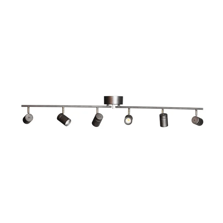 Correct 6 faretti da soffitto 124 cm - Grigio acciaio - By Rydéns