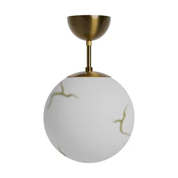 Lampada a sospensione Bellagio Ø25 cm - Ottone-bianco - By Rydéns