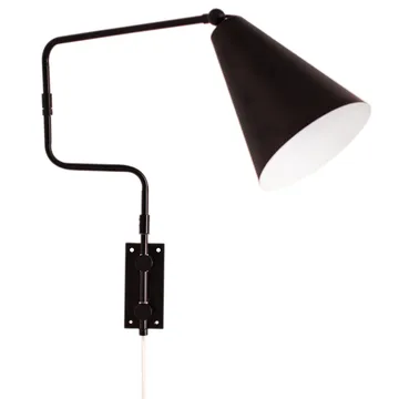 Lampada da parete Yukon 1 - nero opaco - By Rydéns
