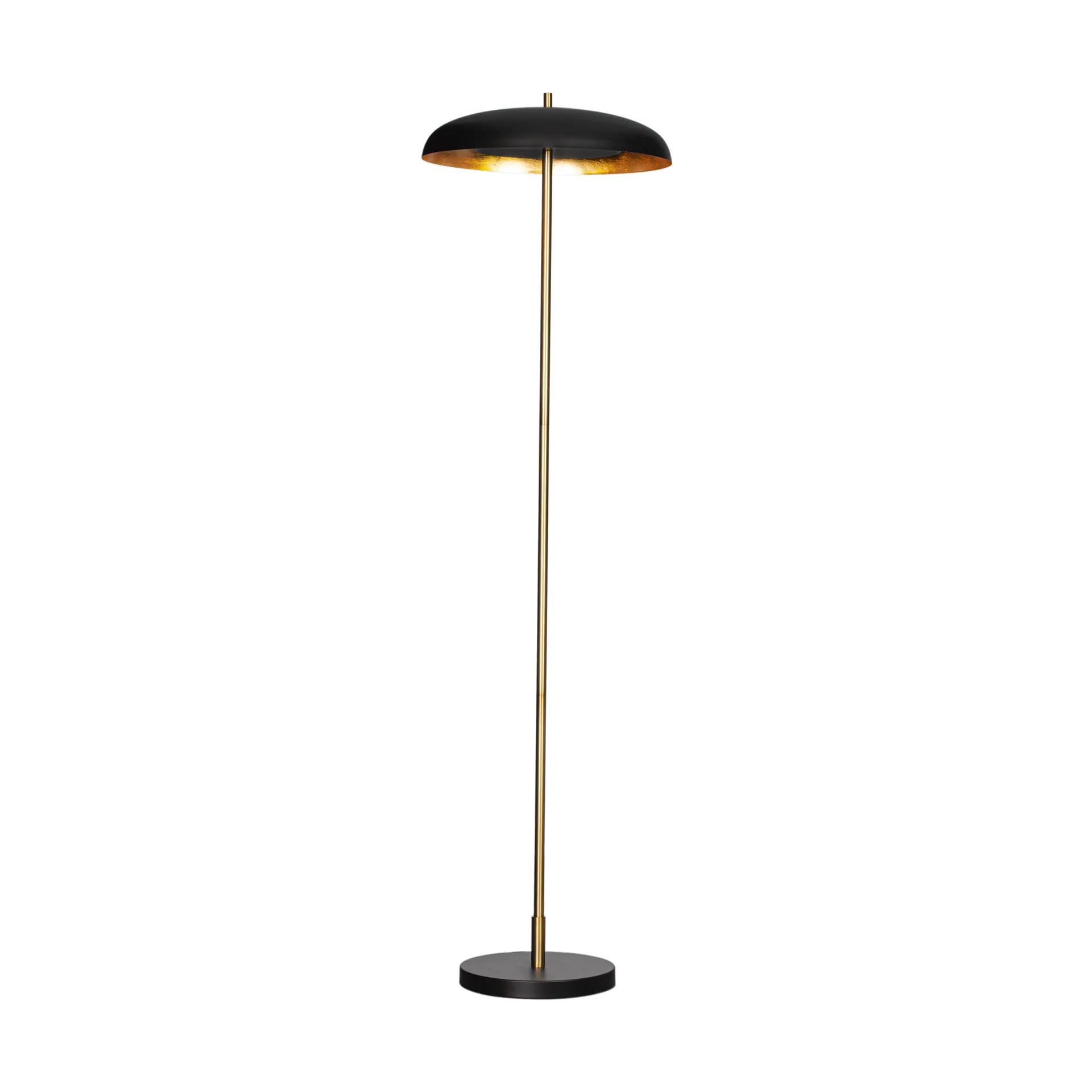 Lampada da pavimento Shelby 160 cm, Nero-oro By Rydéns