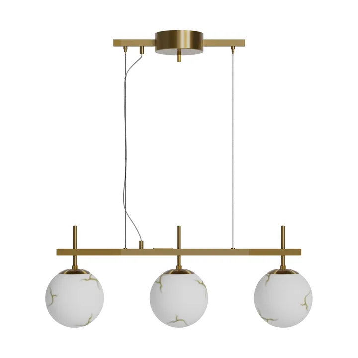 Lampada da soffitto Bellagio 3-lite - Ottone-bianco - By Rydéns