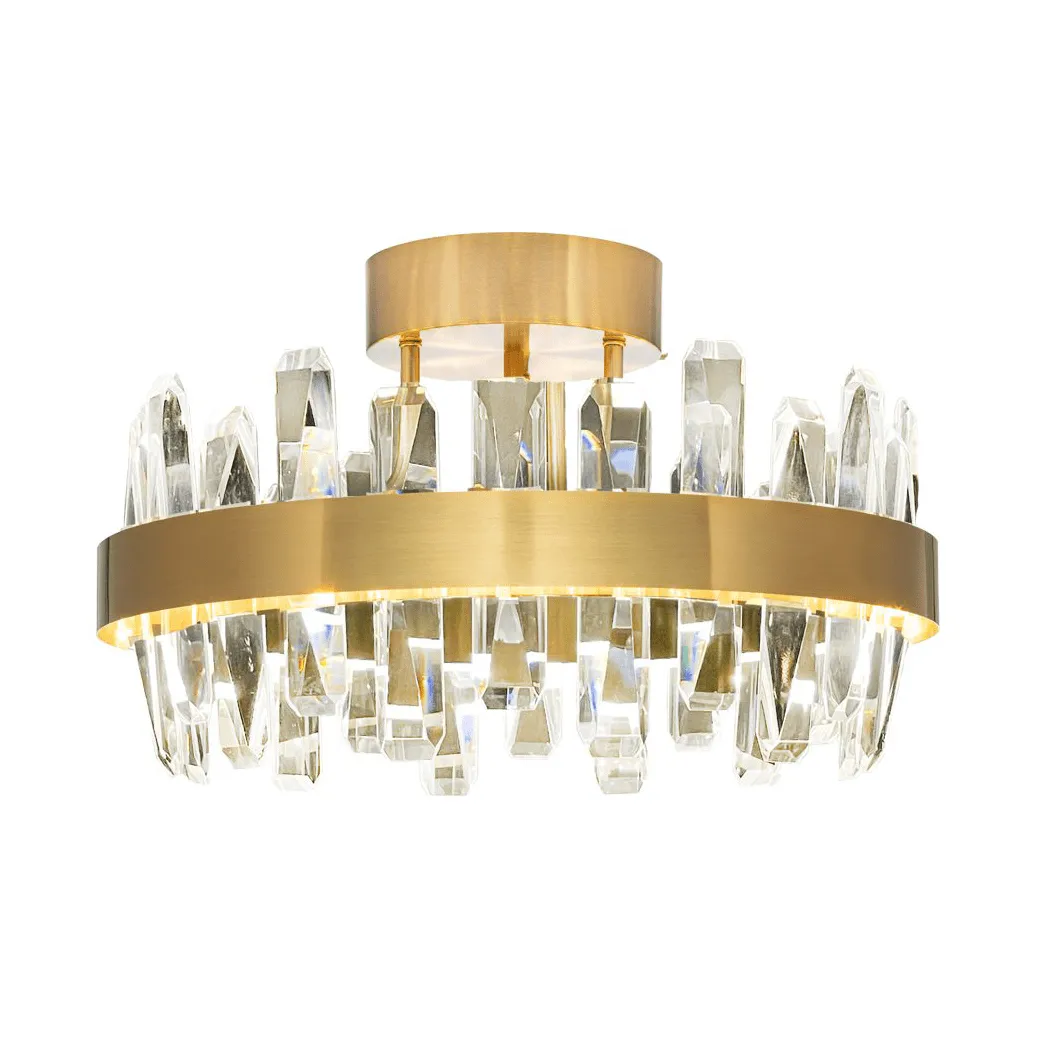 Lampada da soffitto Triumph Ø60 cm, Ottone-trasparente, Ø50 cm By Rydéns