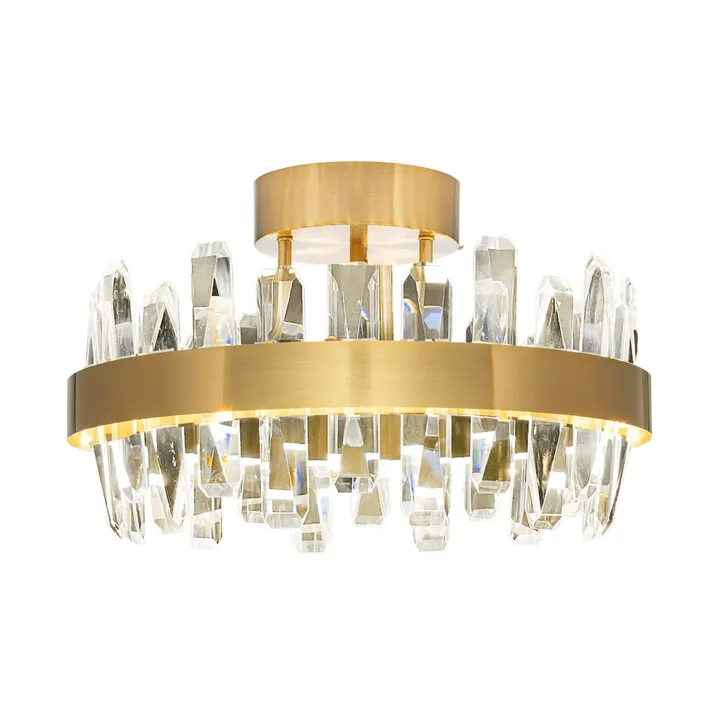 Lampada da soffitto Triumph Ø60 cm - Ottone-trasparente, Ø50 cm - By Rydéns