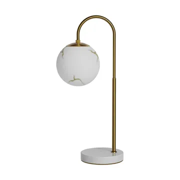 Lampada da tavolo Bellagio 60 cm - Ottone-bianco - By Rydéns